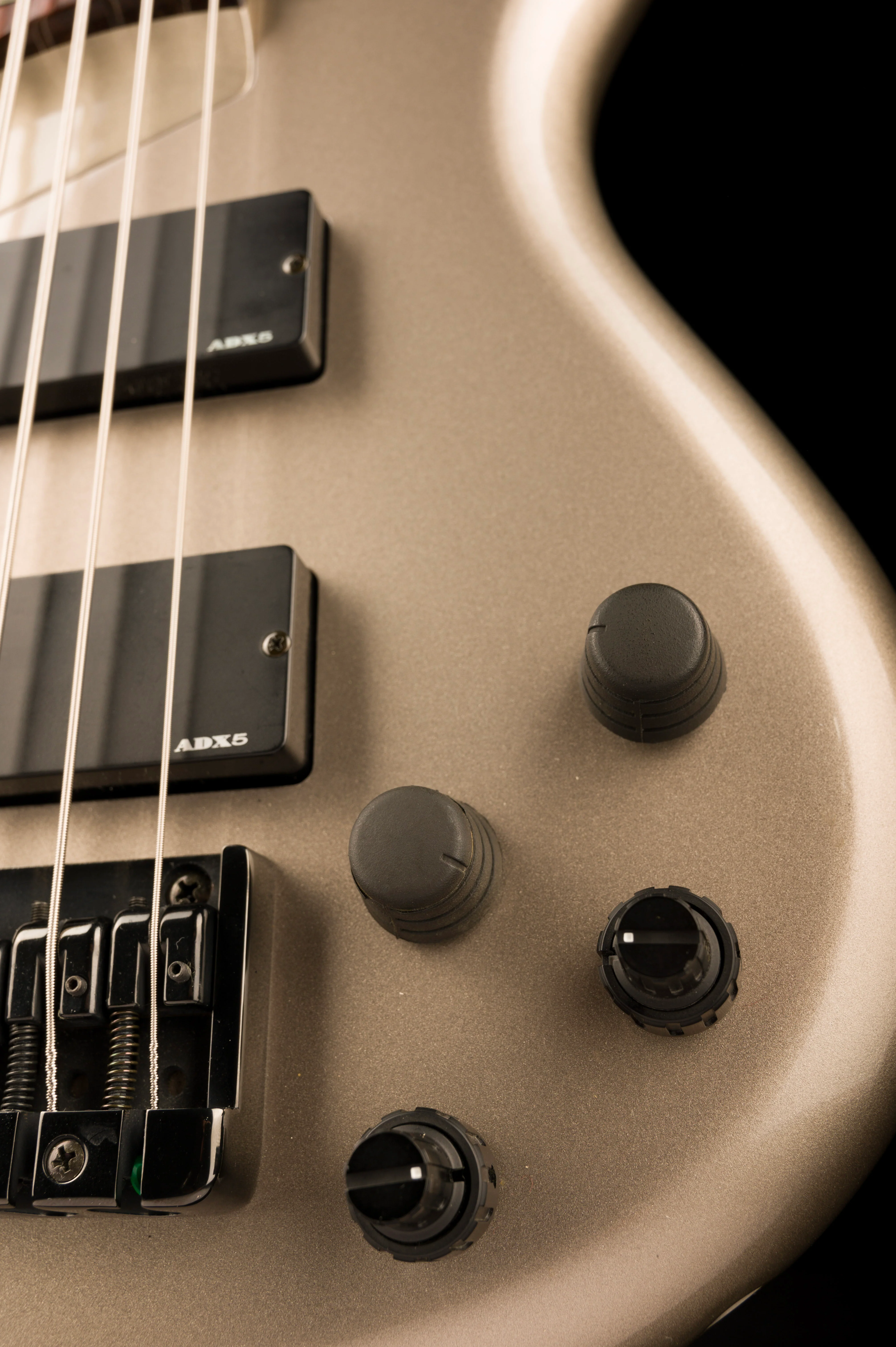 Used Ibanez SR885 5-String Pewter Bass With Case - Image 8