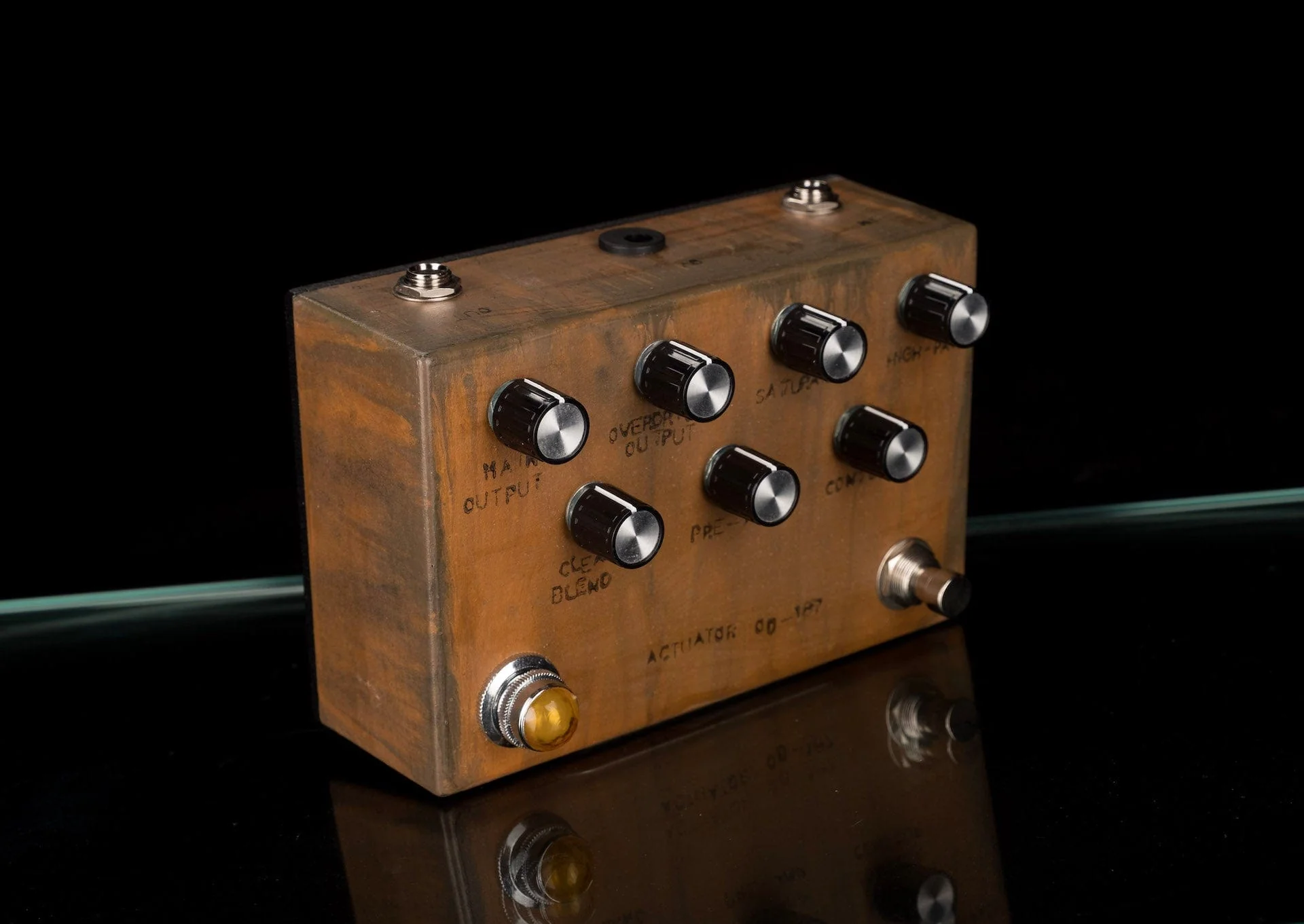 Used Industrialectric Actuator OD-187 Germanium Overdrive Pedal - Image 4