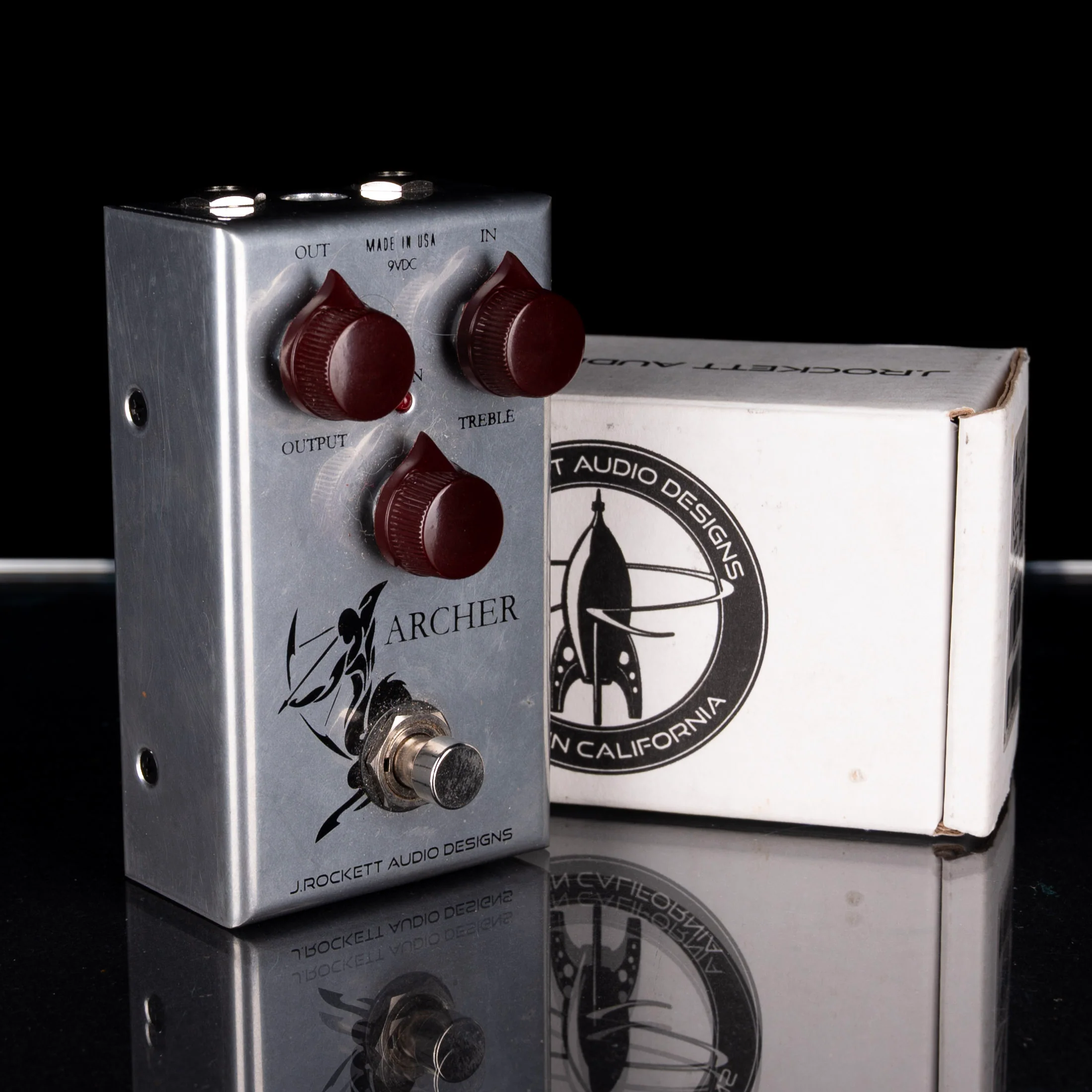 Used J. Rockett Audio Designs Archer Overdrive Pedal with Box