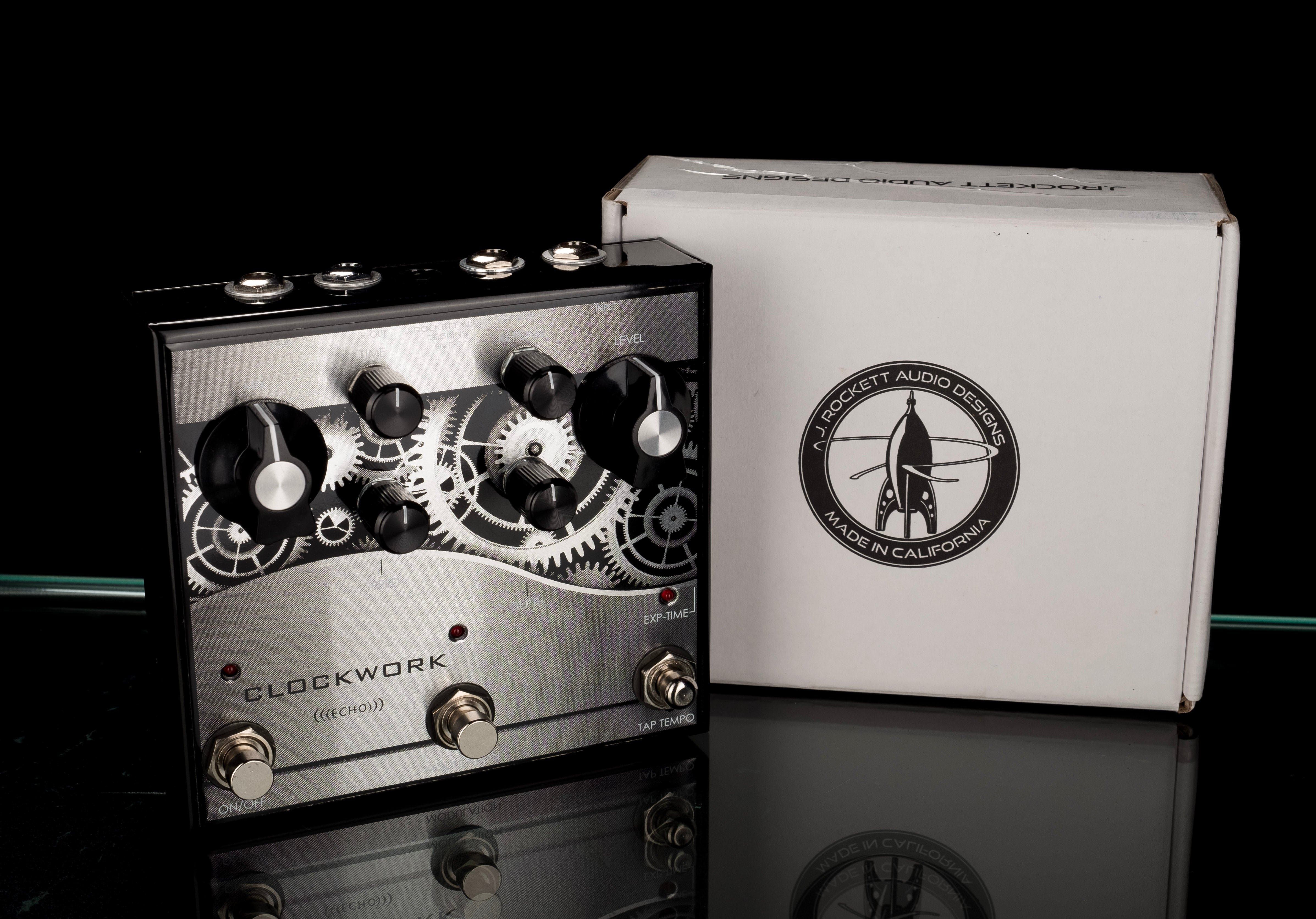 Used J Rockett Audio Designs Clockwork Echo Guitar Effect Pedal With Box - Serial # CL001816