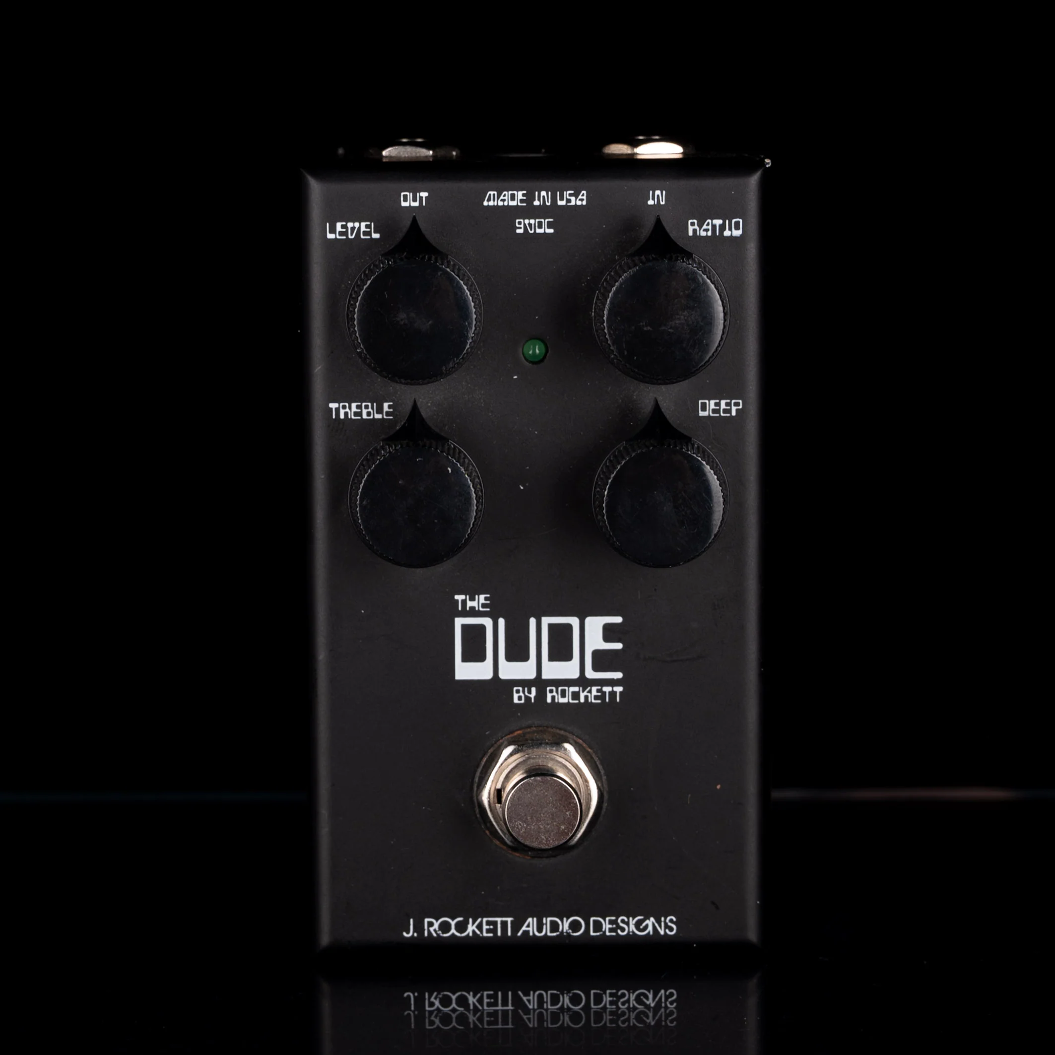 Used J Rockett The Dude Black Overdrive Pedal With Box - Image 2