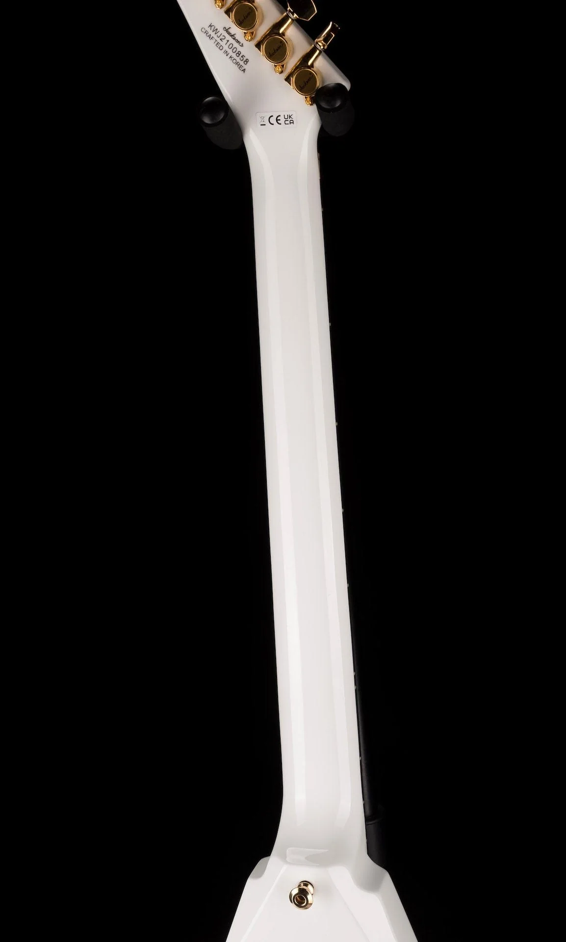 Used Jackson Concept Series Rhoads RR24 HS White With Black Pinstripes with Case - Image 13
