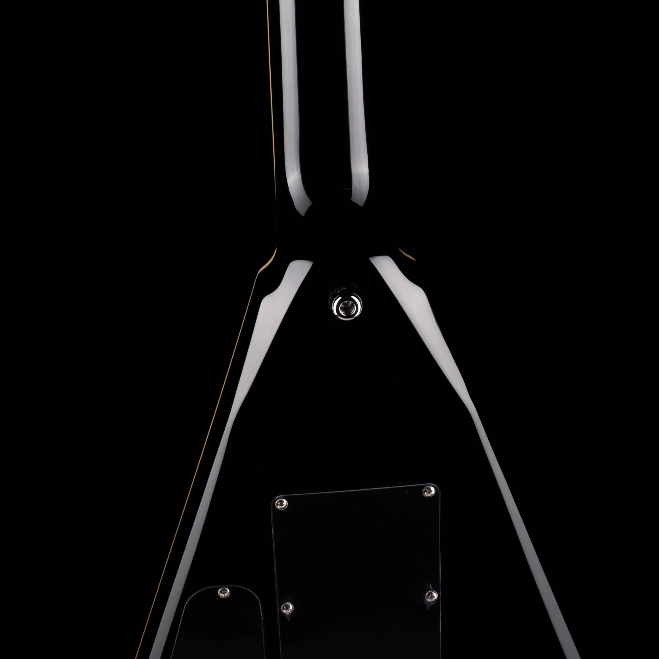 Used Jackson Pro plus Limited Edition Pure Metal King V KV1A Gloss Black With Case - Image 11