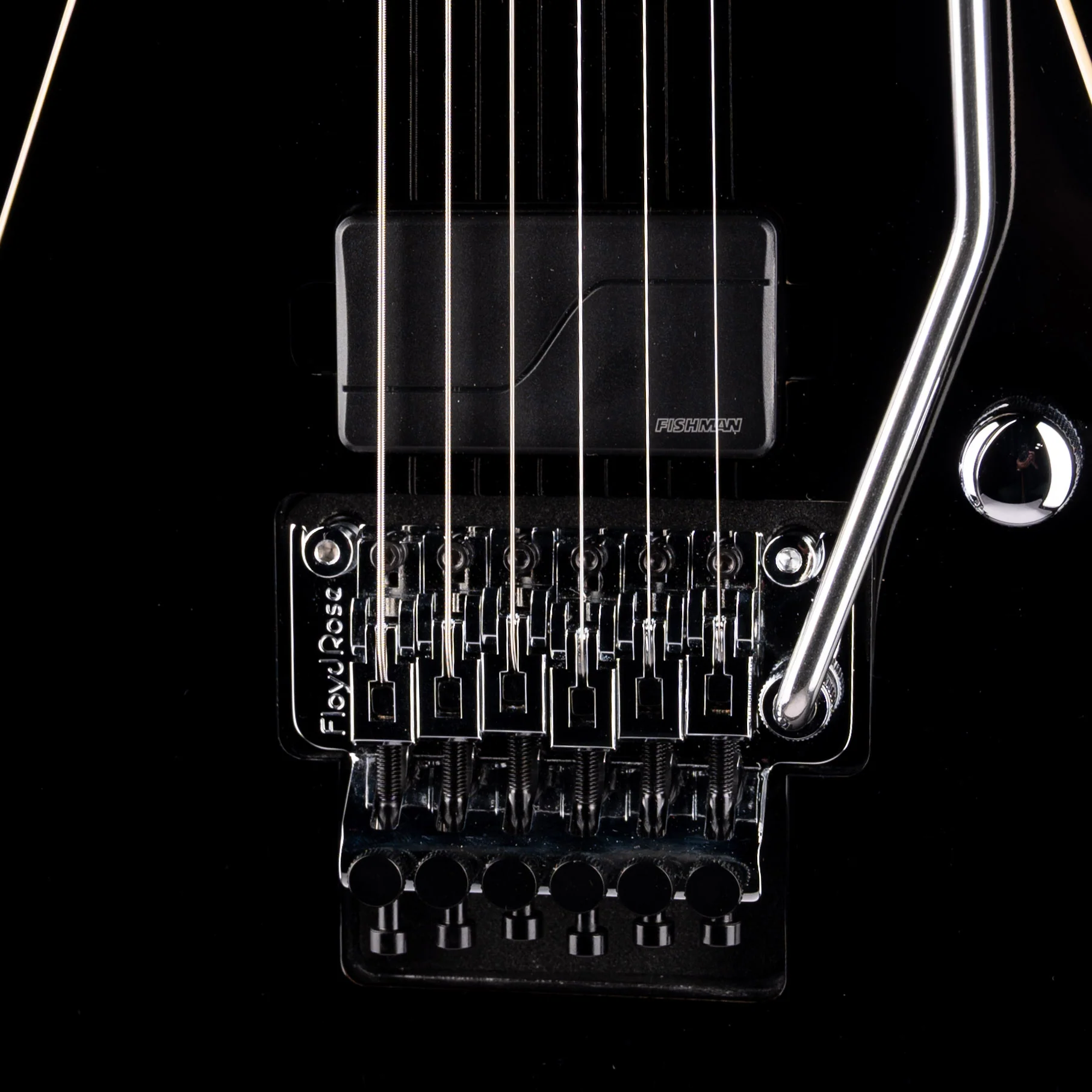 Used Jackson Pro plus Limited Edition Pure Metal King V KV1A Gloss Black With Case - Image 4