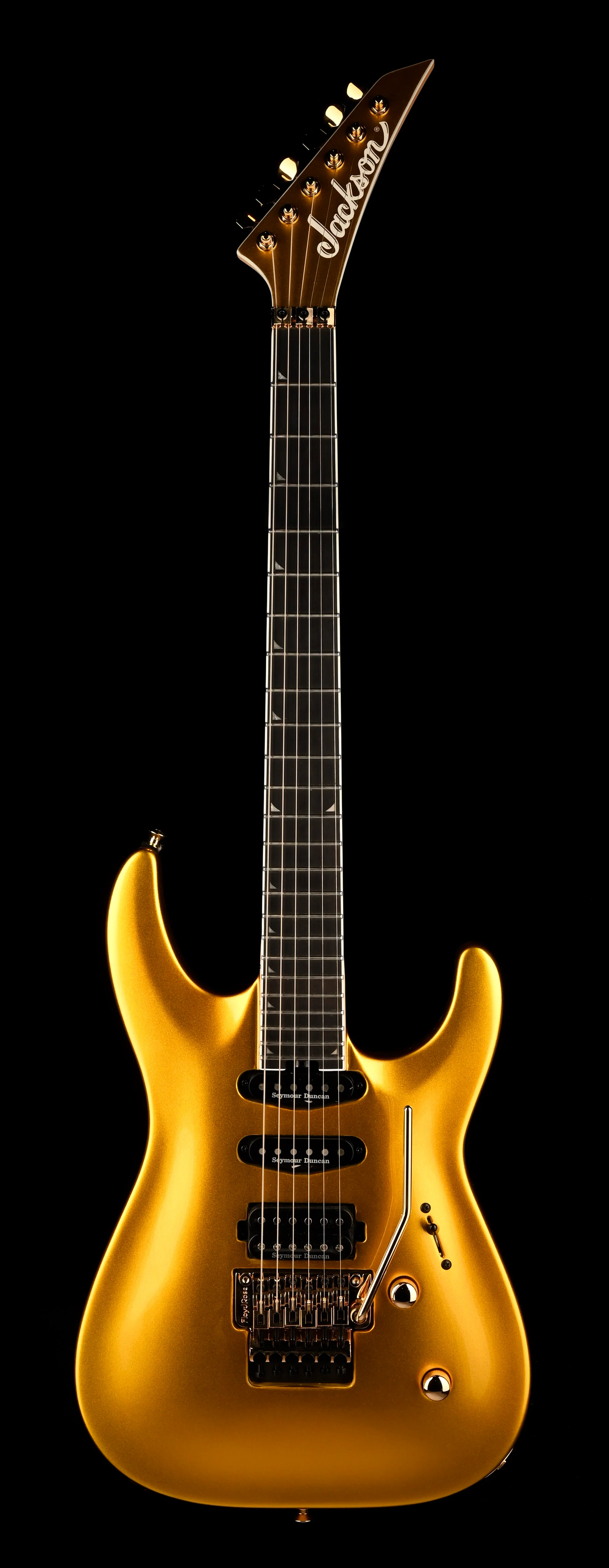 Used Jackson Pro Plus Series Soloist SLA3 Gold Bullion with Gig Bag - Image 2