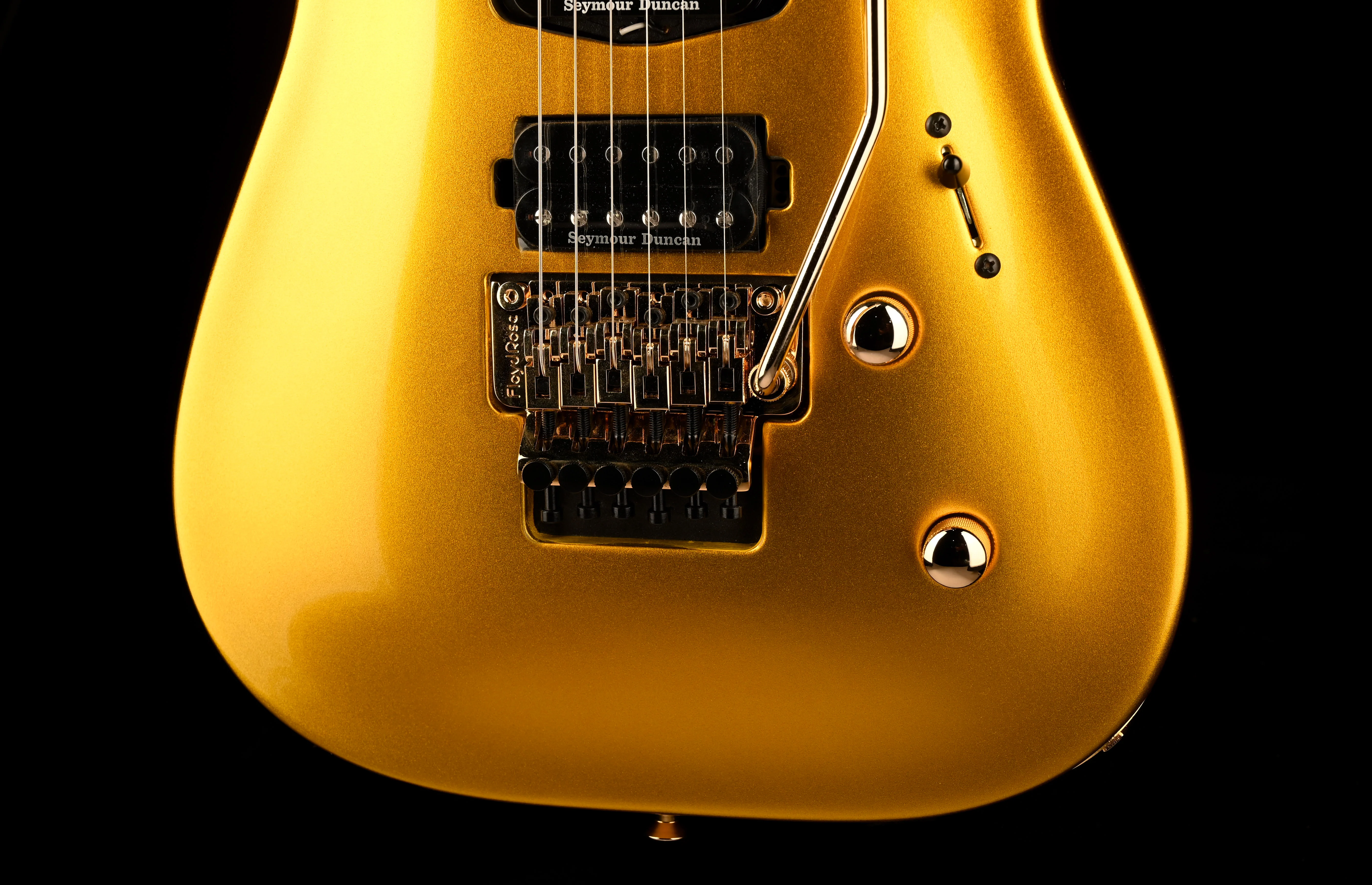 Used Jackson Pro Plus Series Soloist SLA3 Gold Bullion with Gig Bag - Image 5