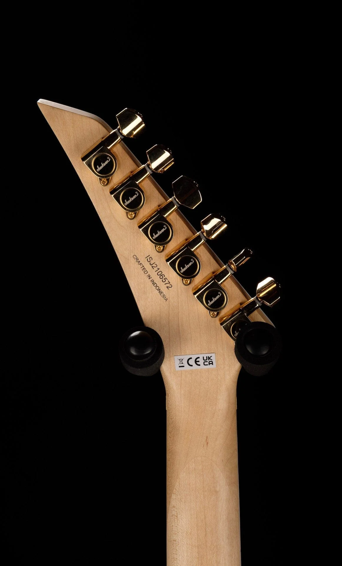 Used Jackson Pro Series Rhoads RR3 Ivory with Black Pinstripes - Image 15