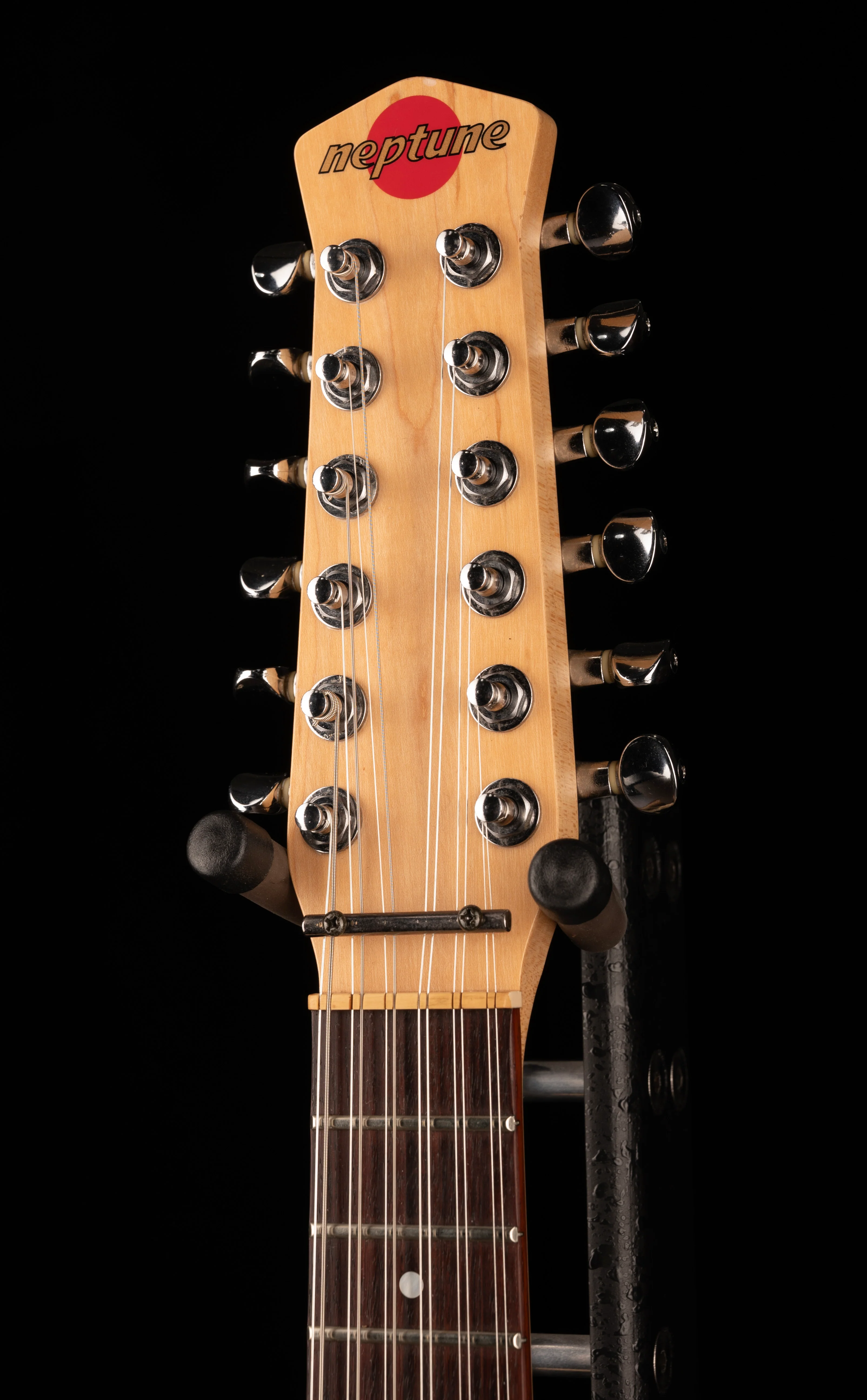 Used Jerry Jones Neptune Shorty 12-String Black With Gig Bag - Image 5