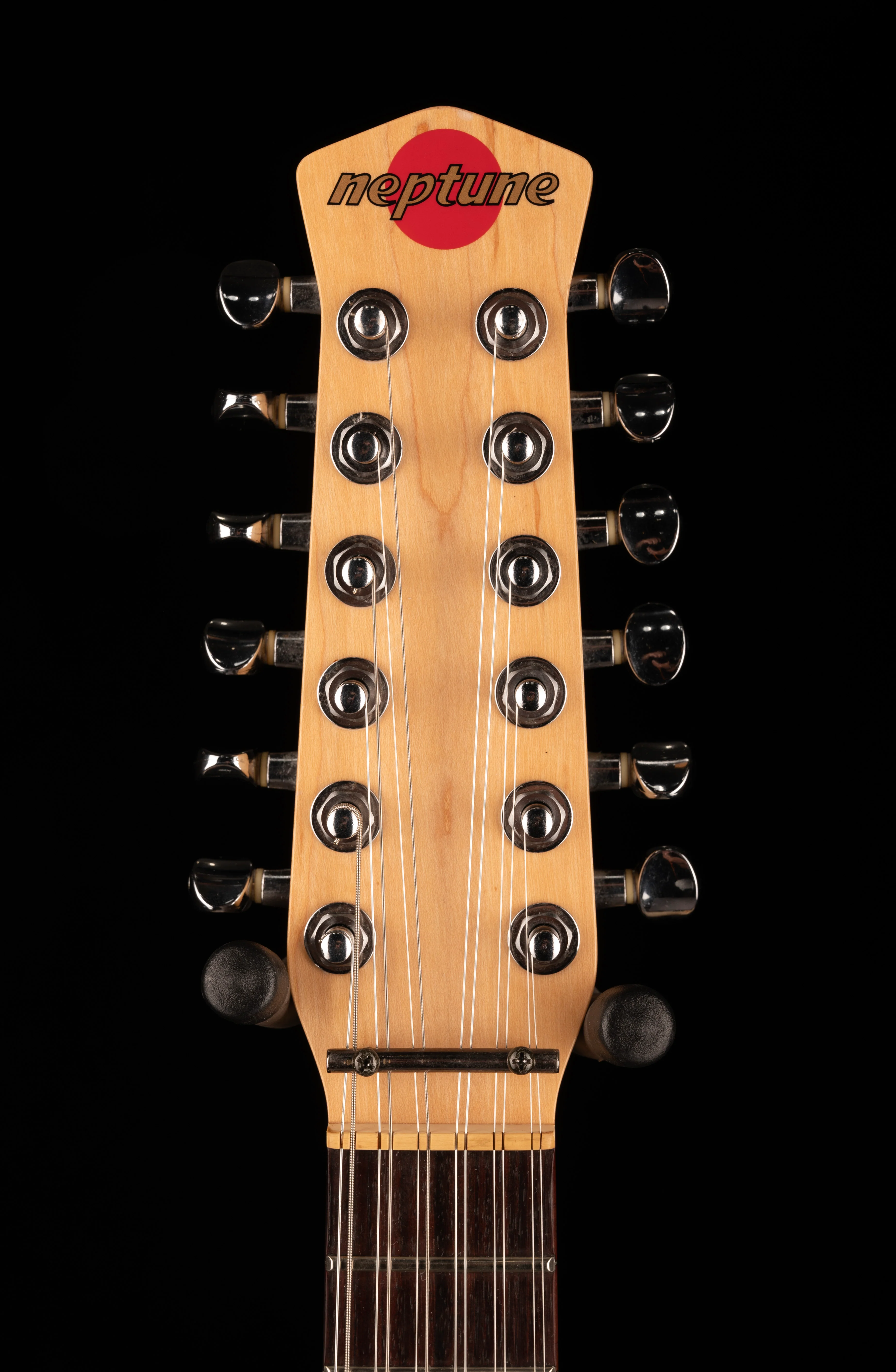 Used Jerry Jones Neptune Shorty 12-String Black With Gig Bag - Image 6