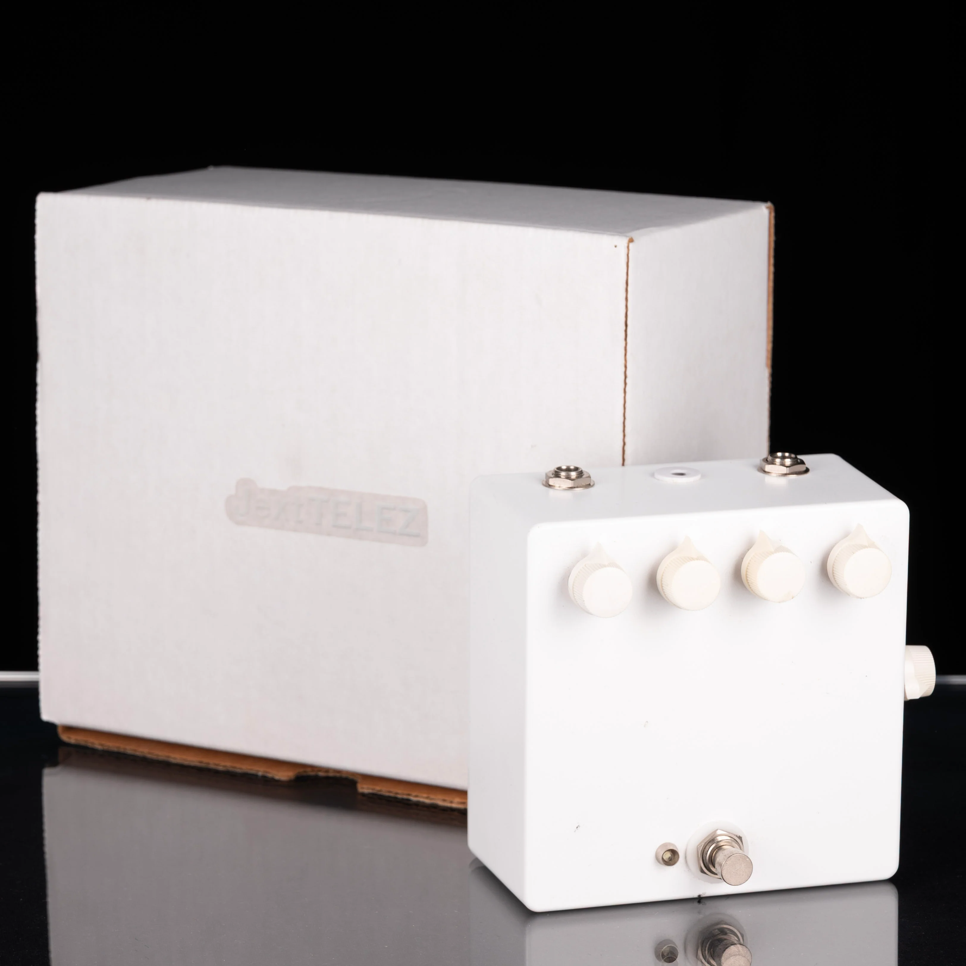 Used Jext Telez White V1 Overdrive Pedal With Box