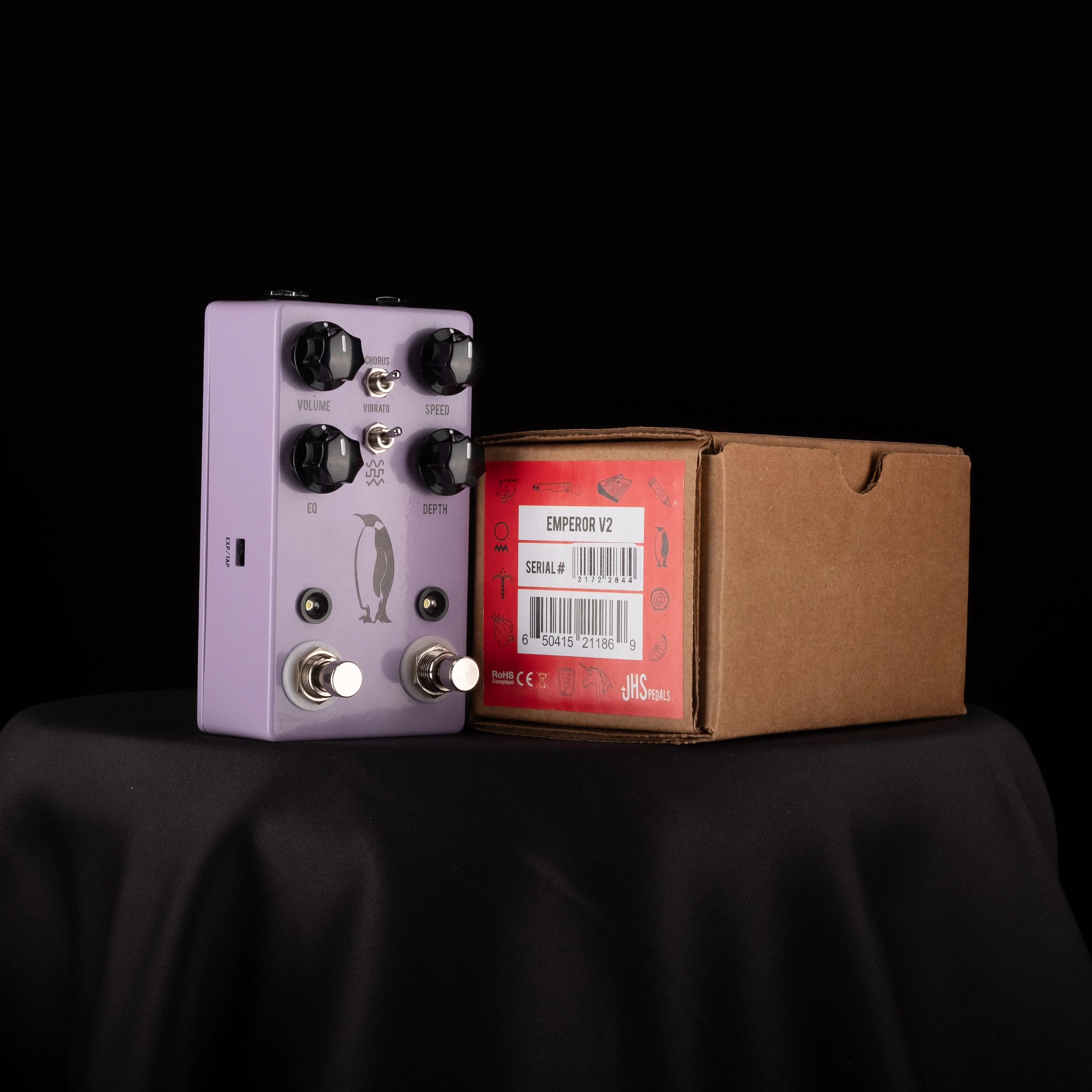 Used JHS Emperor V2 Chorus/Vibrato Guitar Effect Pedal With Box - Image 8
