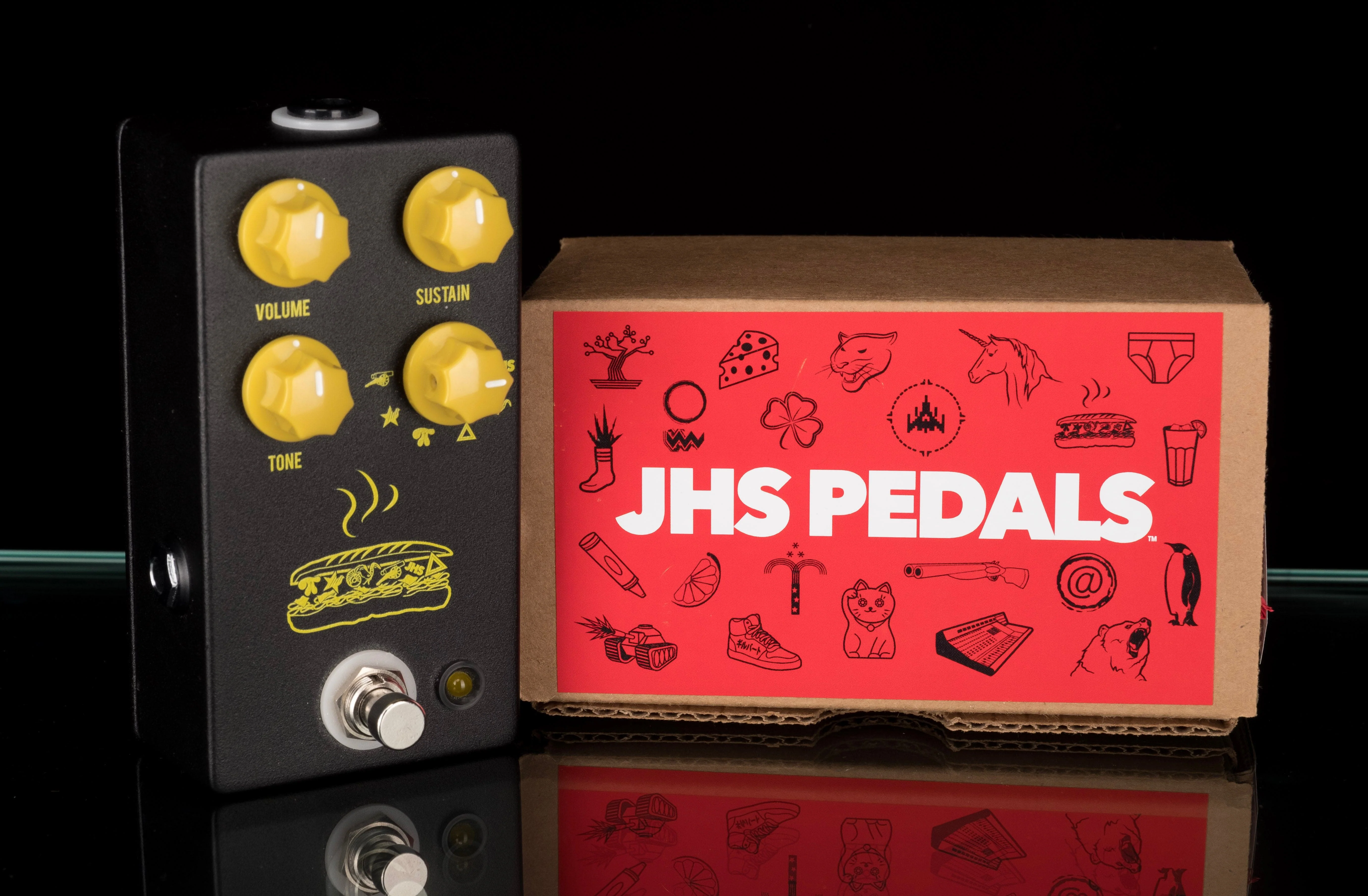 Used JHS Muffuletta Distortion / Fuzz Pedal with Box