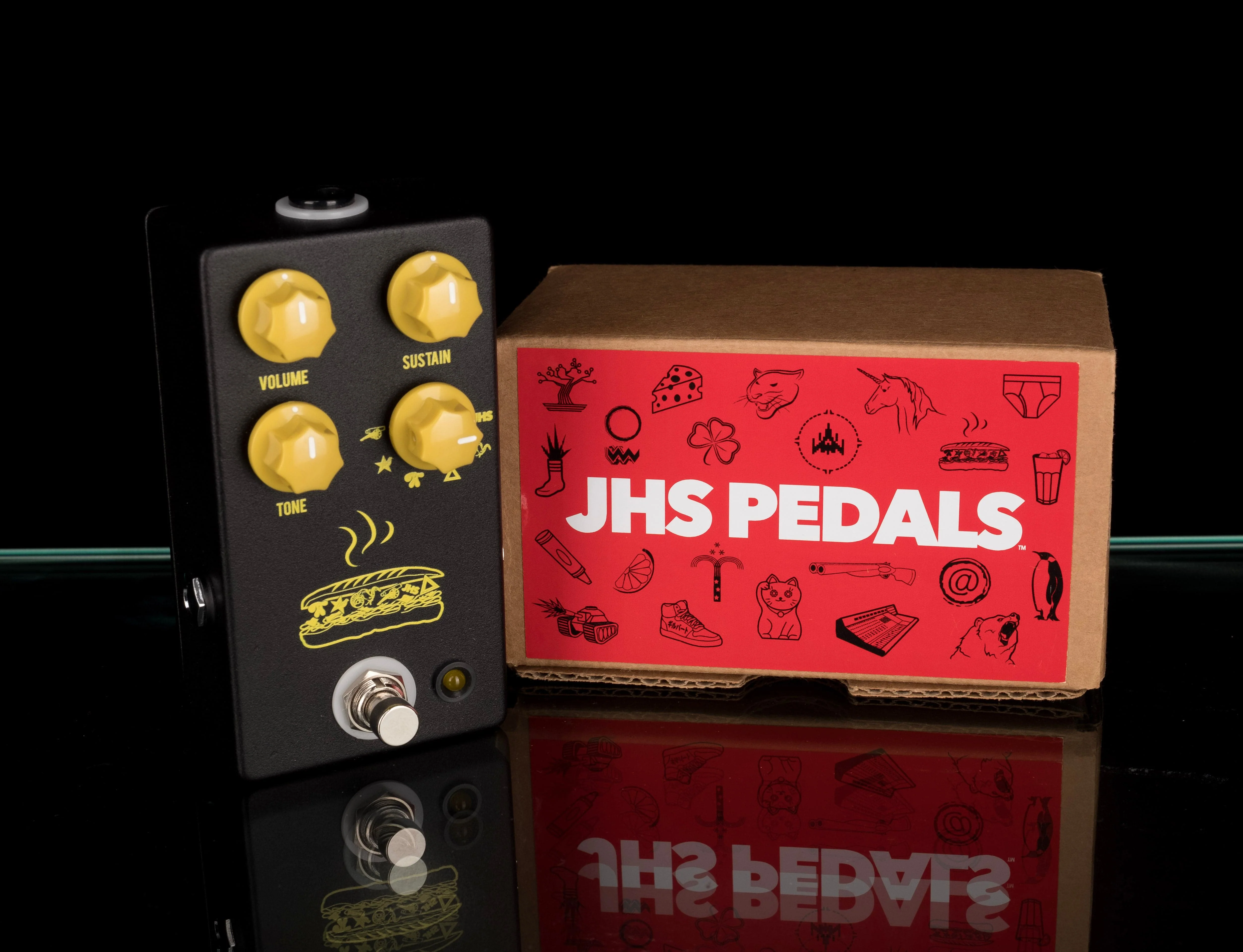 Used JHS Muffuletta Fuzz Guitar Effect Pedal With Box - Image 7