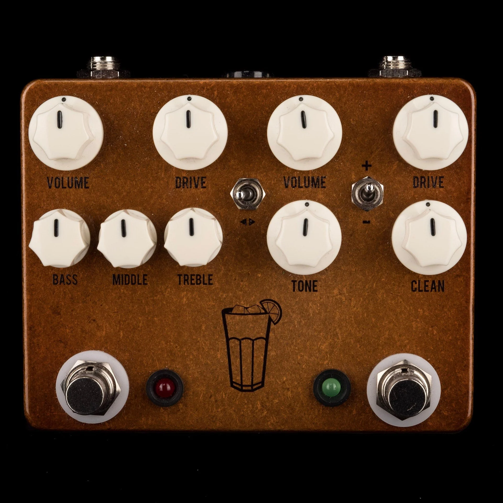 Used JHS Sweet Tea Overdrive/Distortion V3 Guitar Effect Pedal With Box