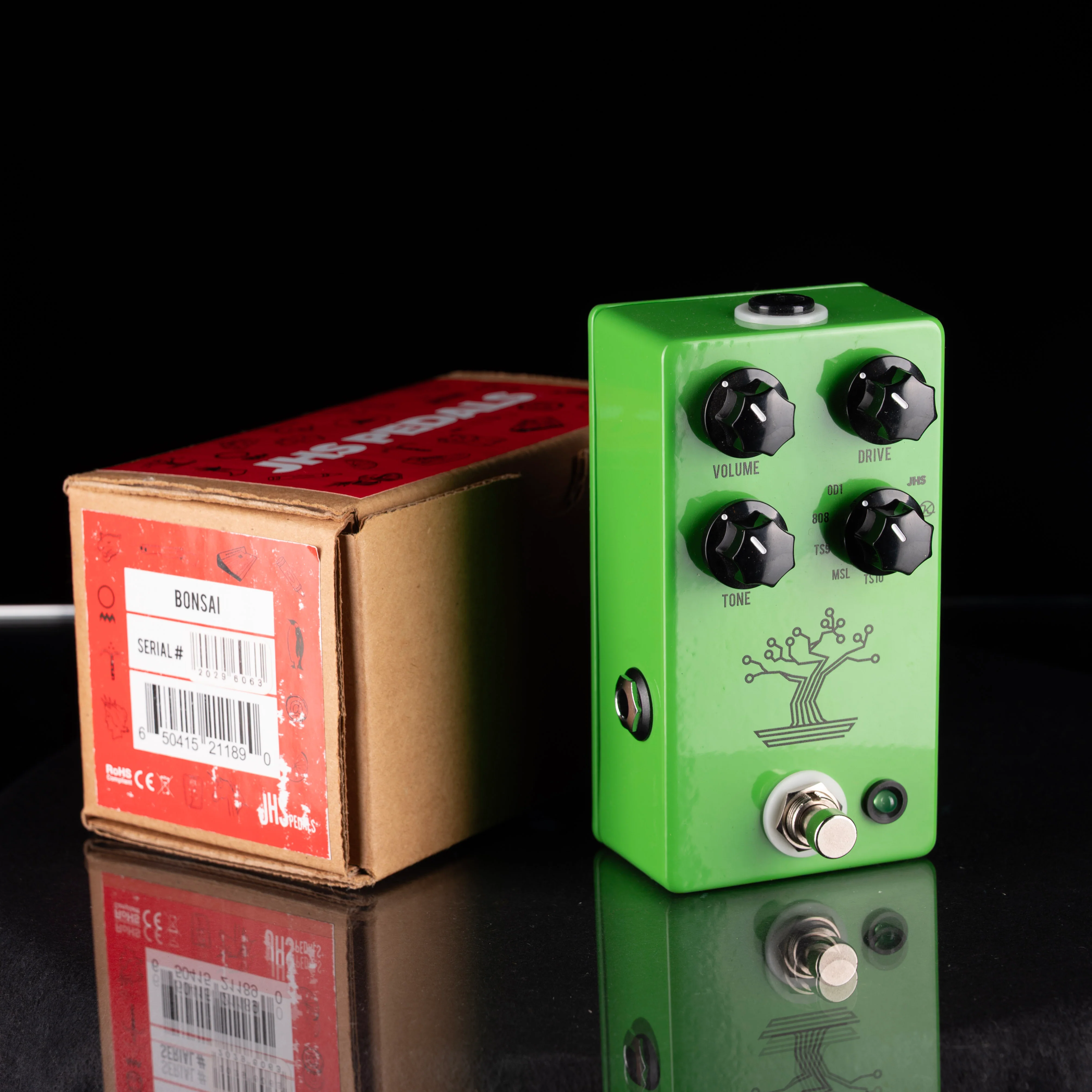 Used JHS The Bonsai Overdrive Pedal With Box