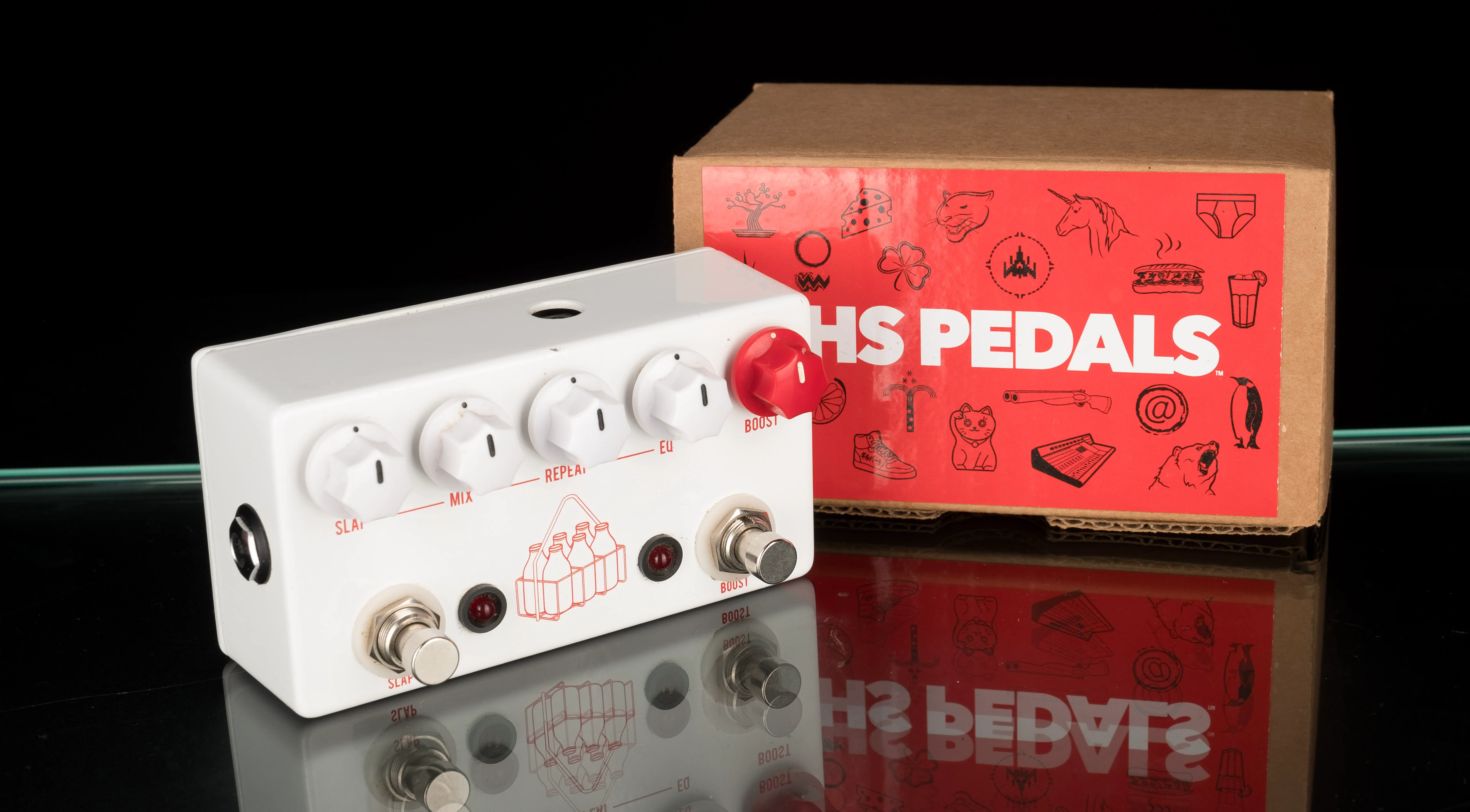 Used JHS The Milkman Echo/Slap Delay Pedal with Boost Pedal With Box