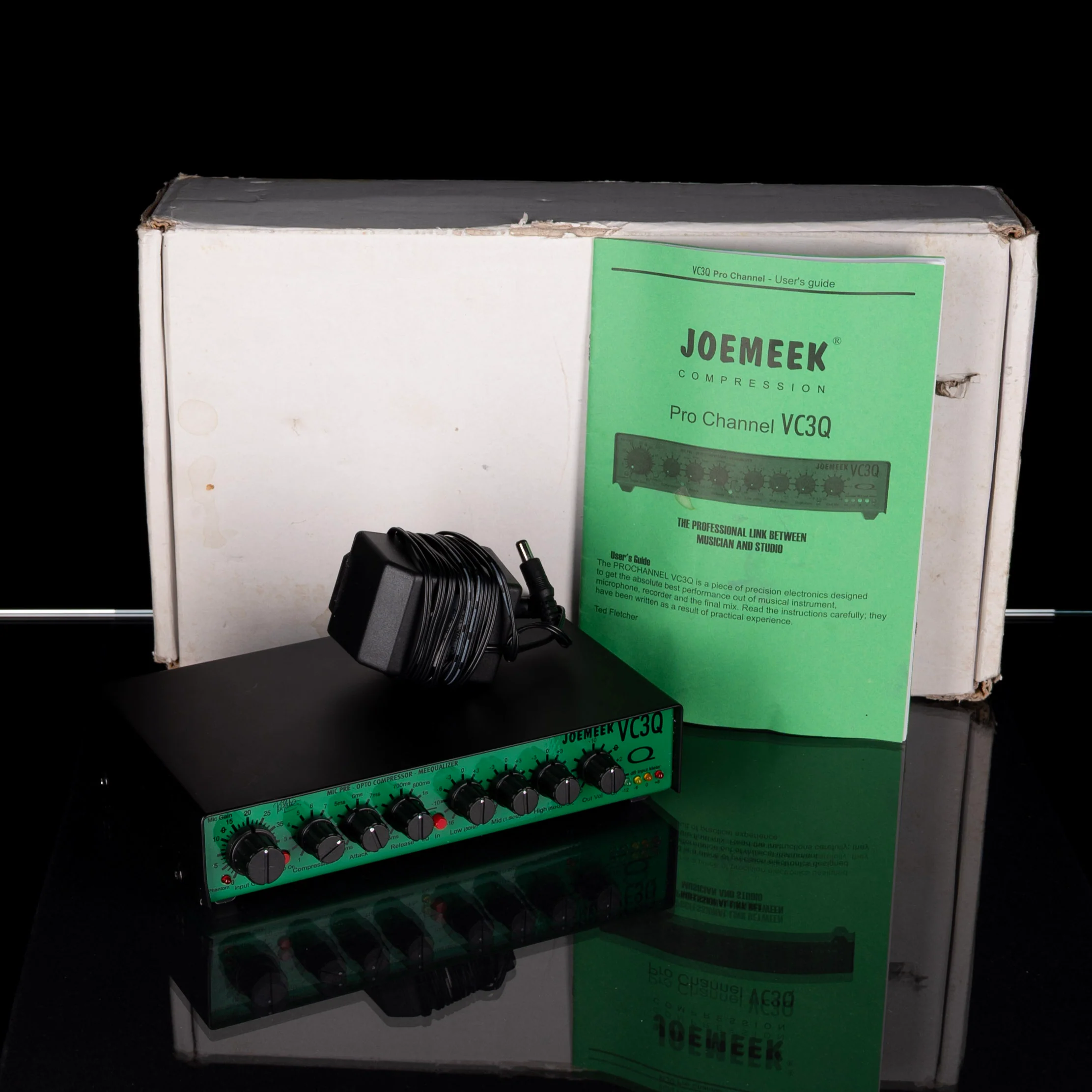 Used Joe Meek Pro Channel VC3Q Compression Rackmount Unit with Power and Box