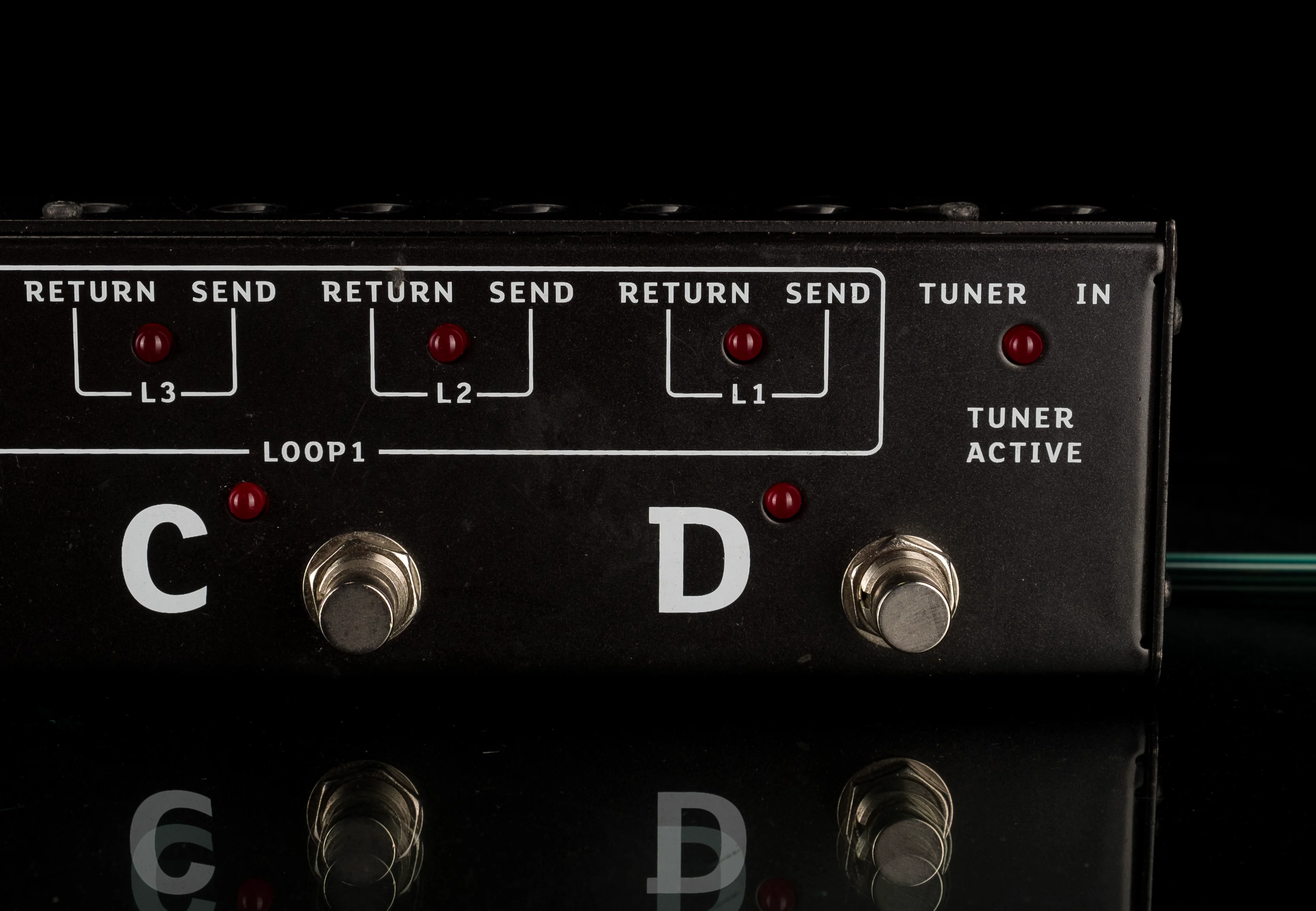 Used Joyo-PXL-LIVE Dual 4-Channel Programable Looper Footswitch Pedal Controller - Image 4