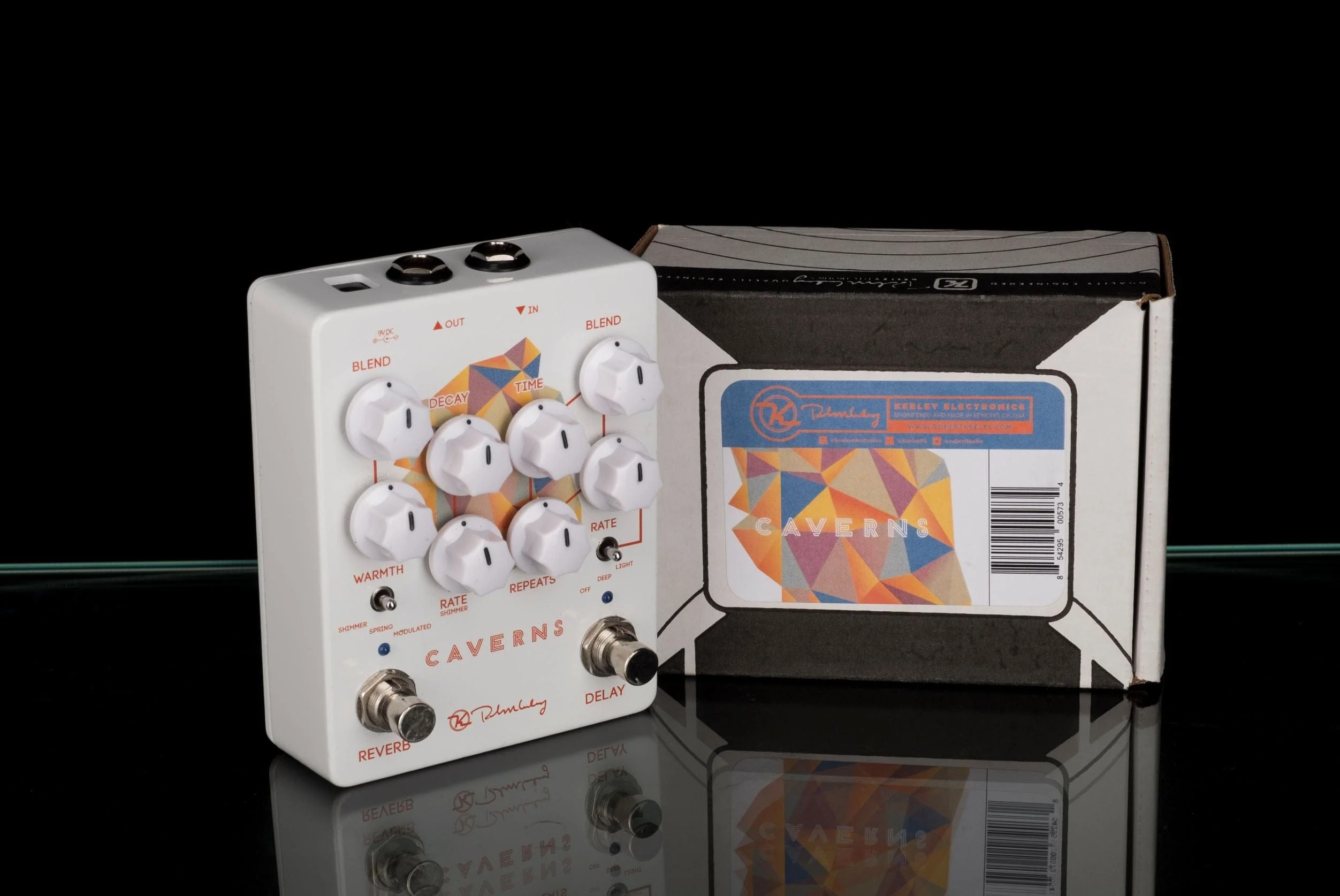 Used Keeley Caverns Delay Reverb Pedal with Box - Image 6