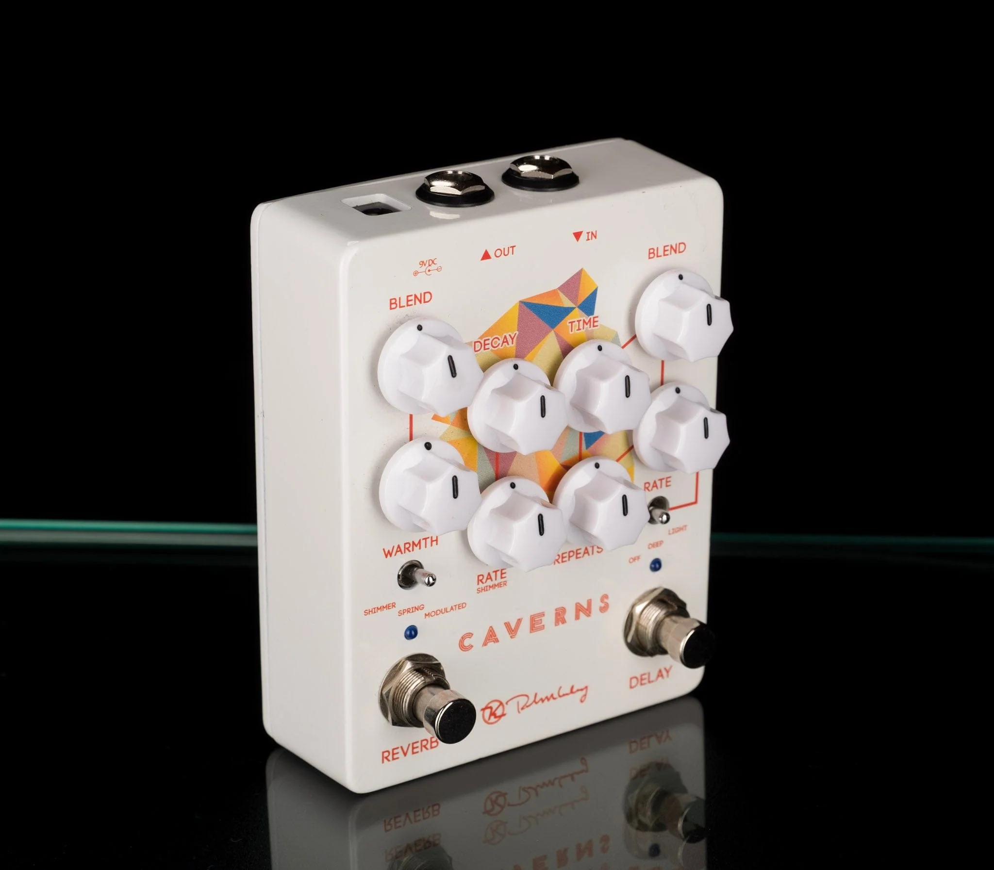 Used Keeley Caverns Reverb/Delay Guitar Effect Pedal - Image 6