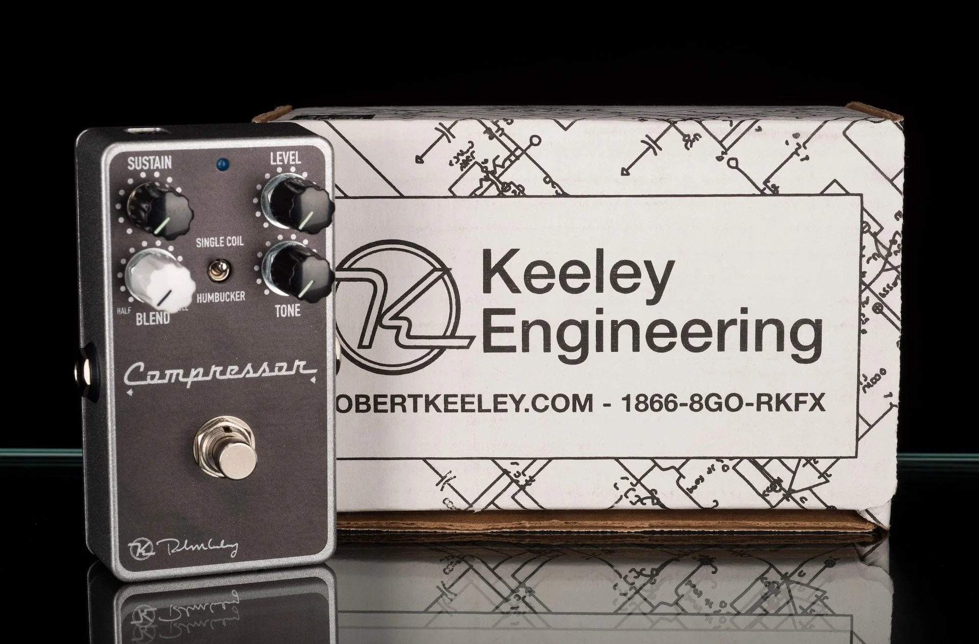 Used Keeley Compressor  Plus Guitar Effect Pedal With Box - Image 7