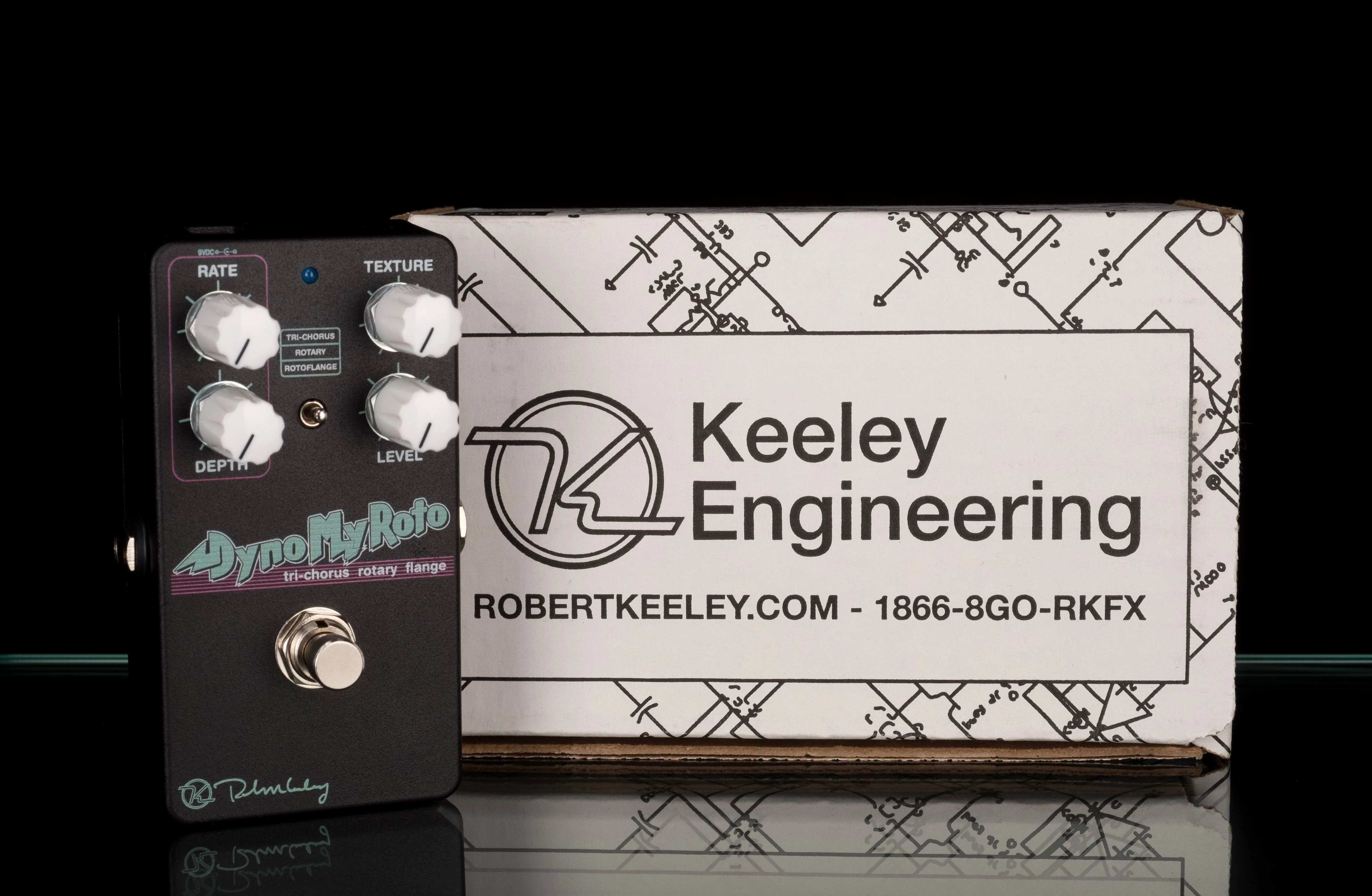 Used Keeley Dyno My Roto Multi Effects Guitar Effect Pedal With Box - Image 7