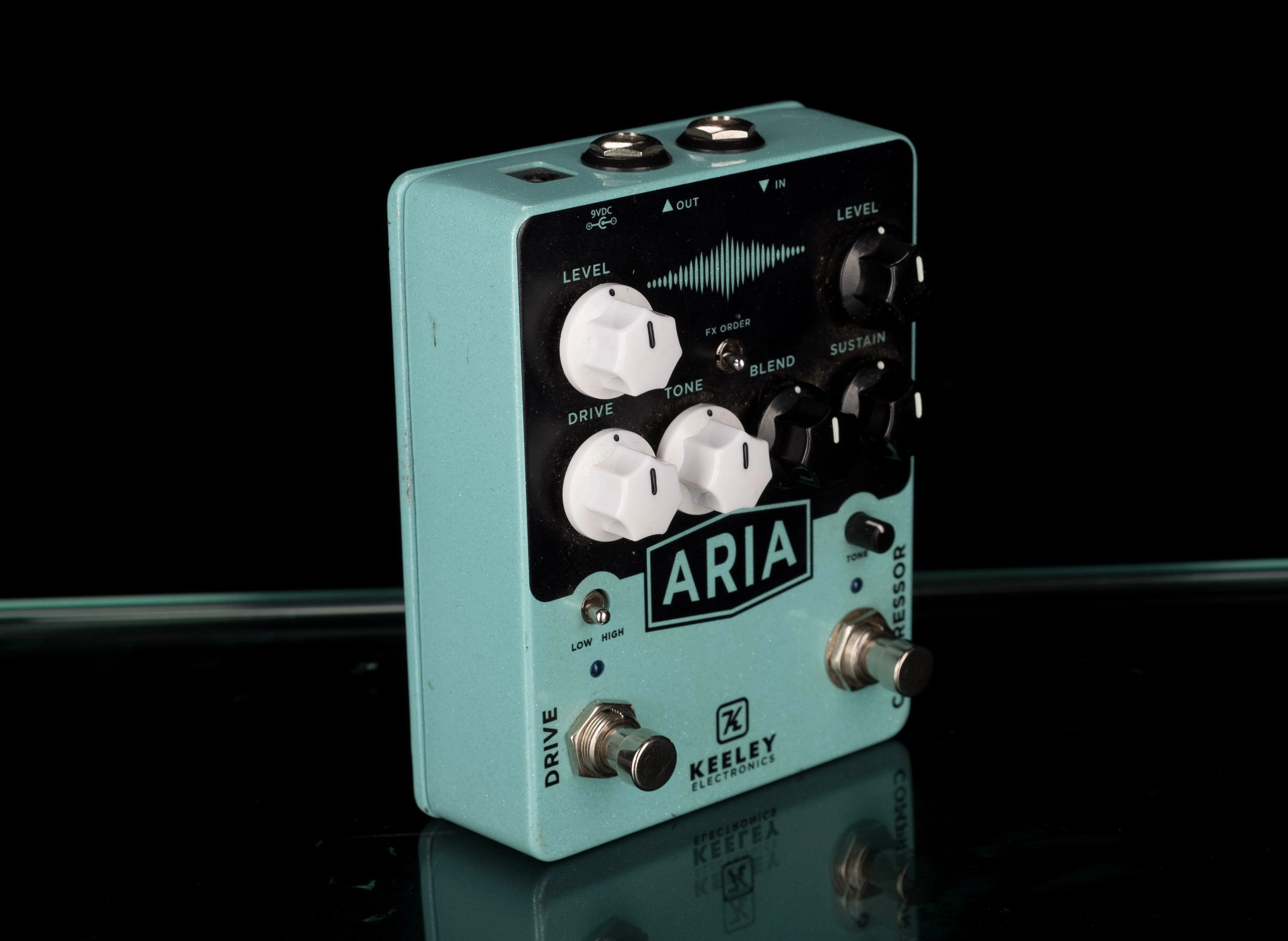 Used Keeley Electronics Aria Compressor Overdrive Pedal Serial # 00028 - Image 4