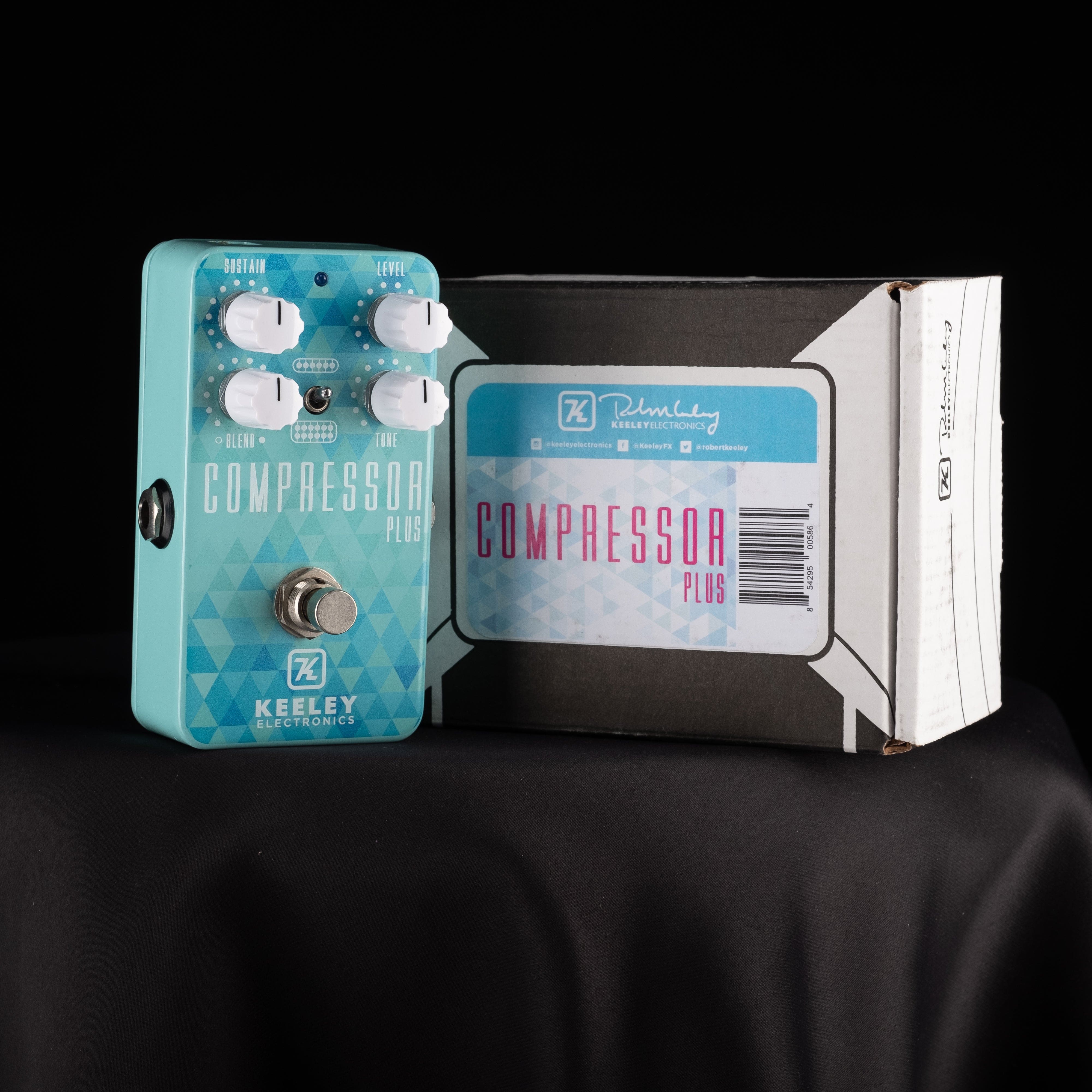 Used Keeley Electronics Compressor Plus Guitar Effect Pedal with Box - Image 7
