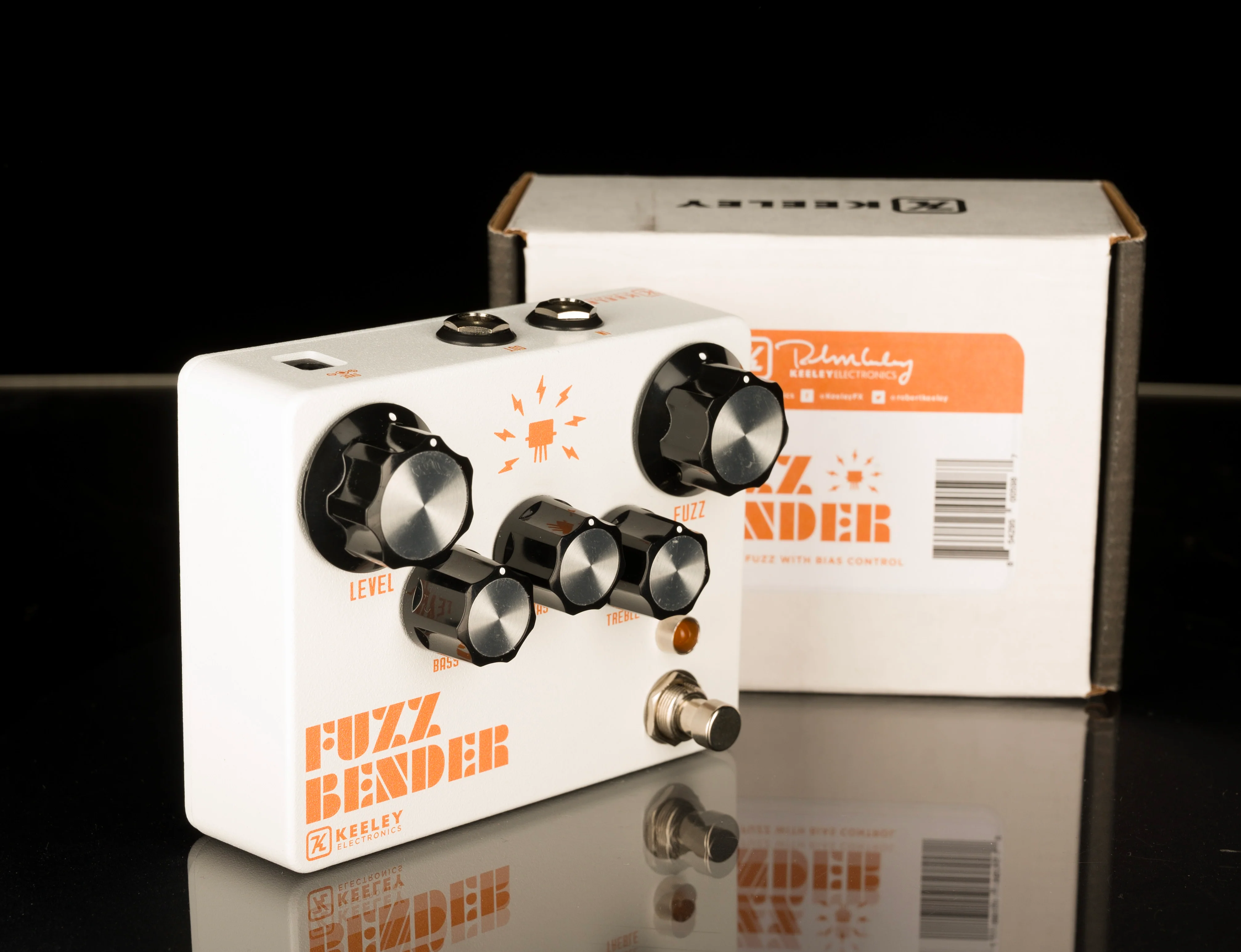 Used Keeley Fuzz Bender Pedal With Box
