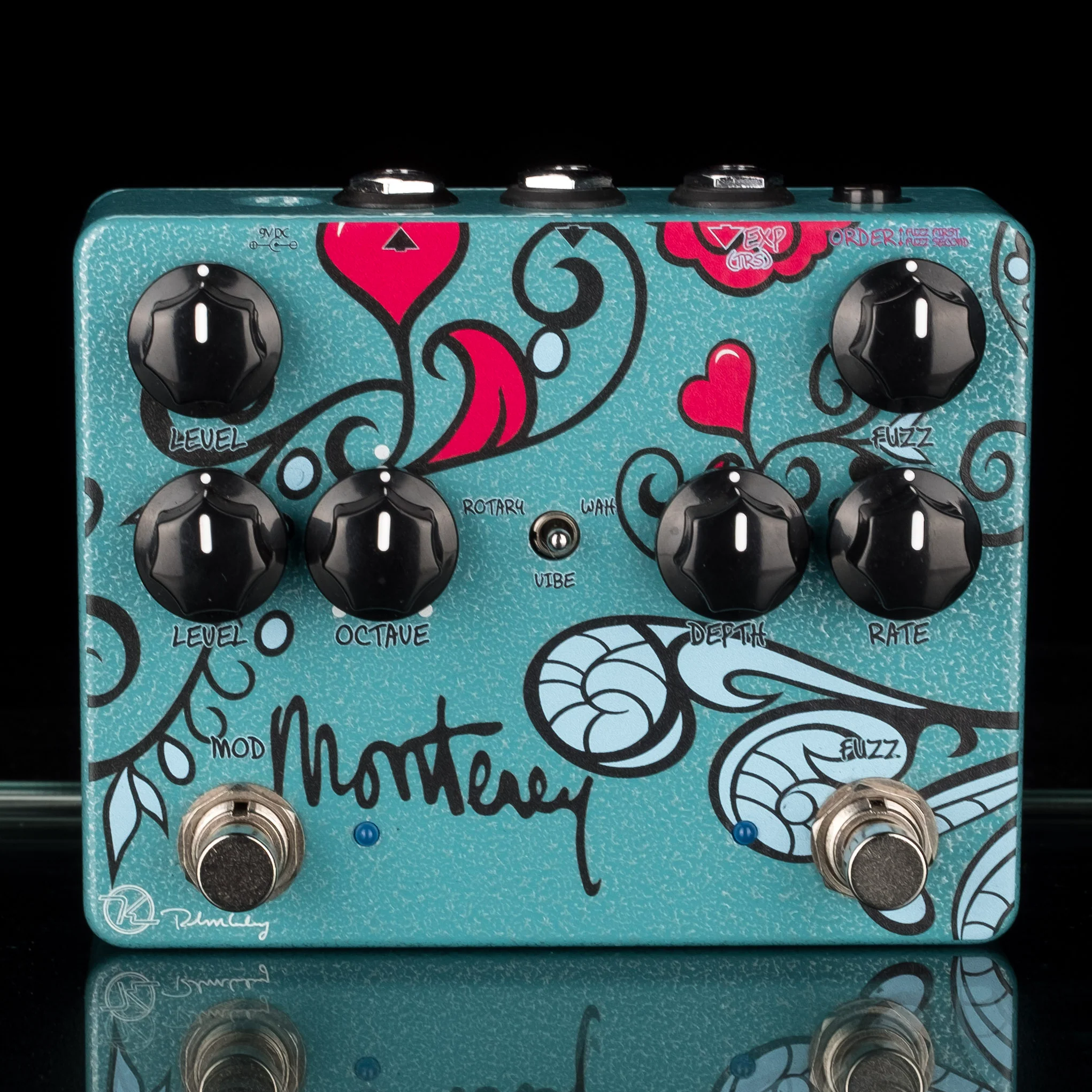 Used Keeley Monterey Fuzz Vibe Rotary Wah Guitar Effect Pedal with Box - Image 2