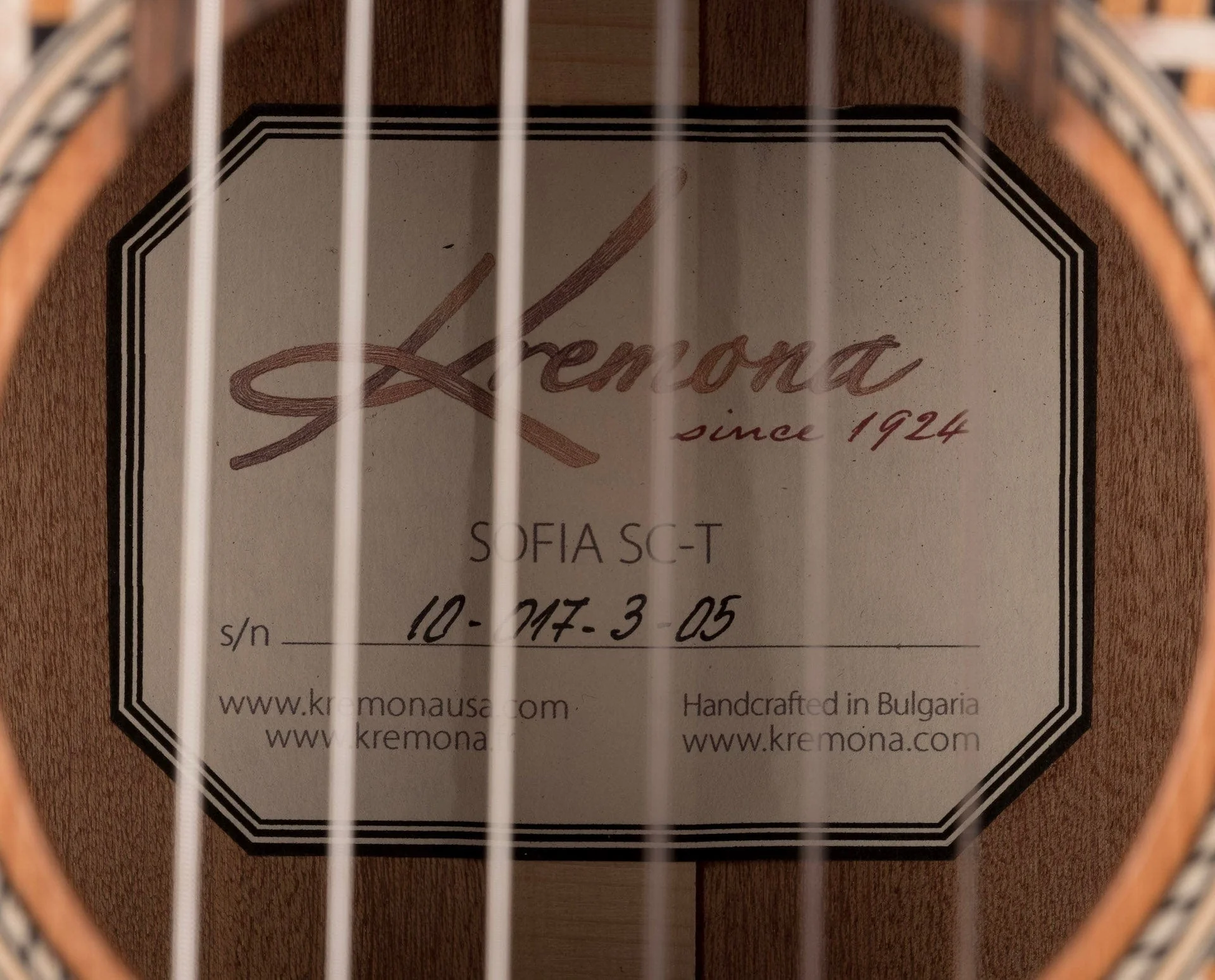 Used Kremona Artist Series Sofia Solid Cedar Top Nylon String Classical with Case - Image 10