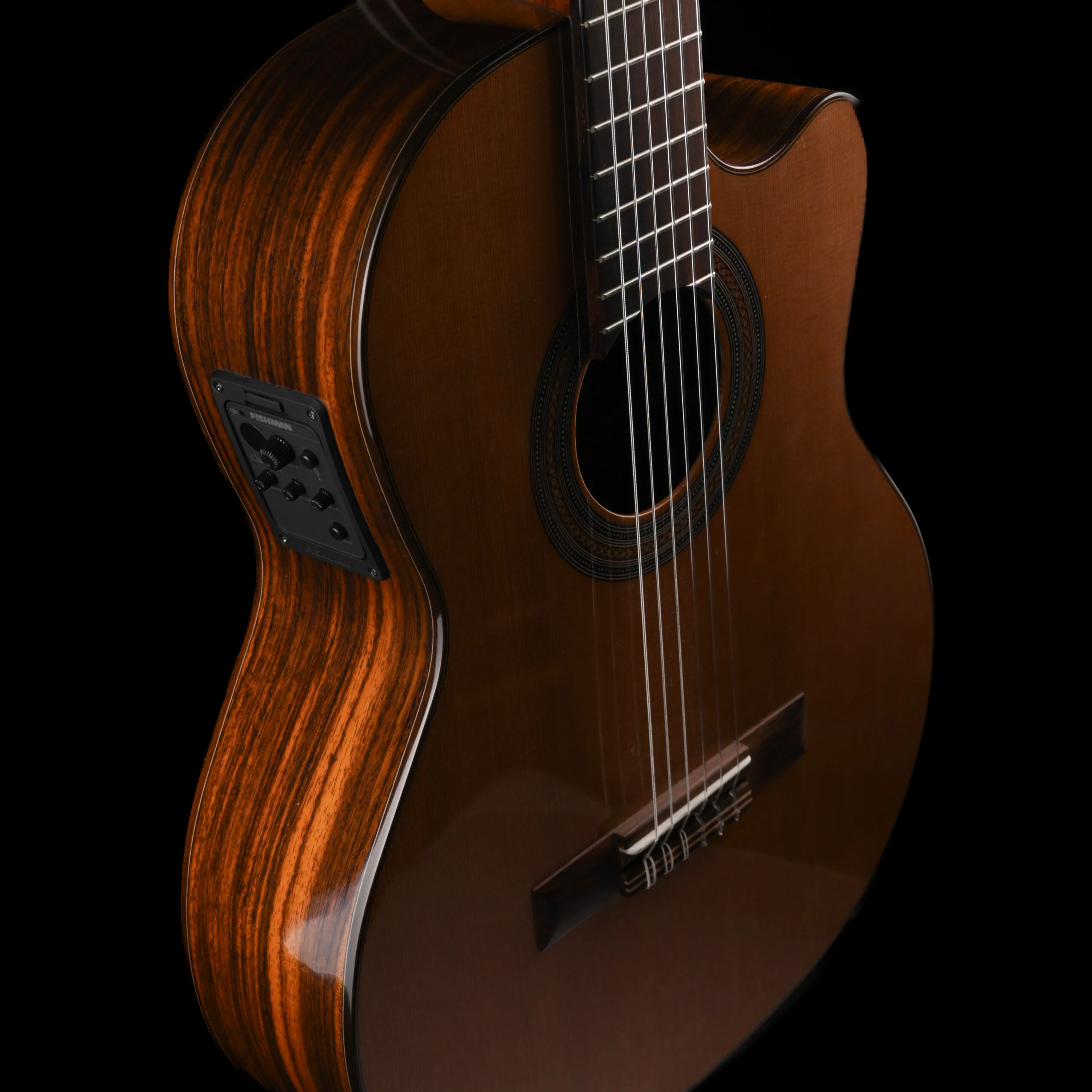 Used Kremona Fiesta F65CW Nylon Acoustic Electric Guitar Natural With Gig Bag - Image 7