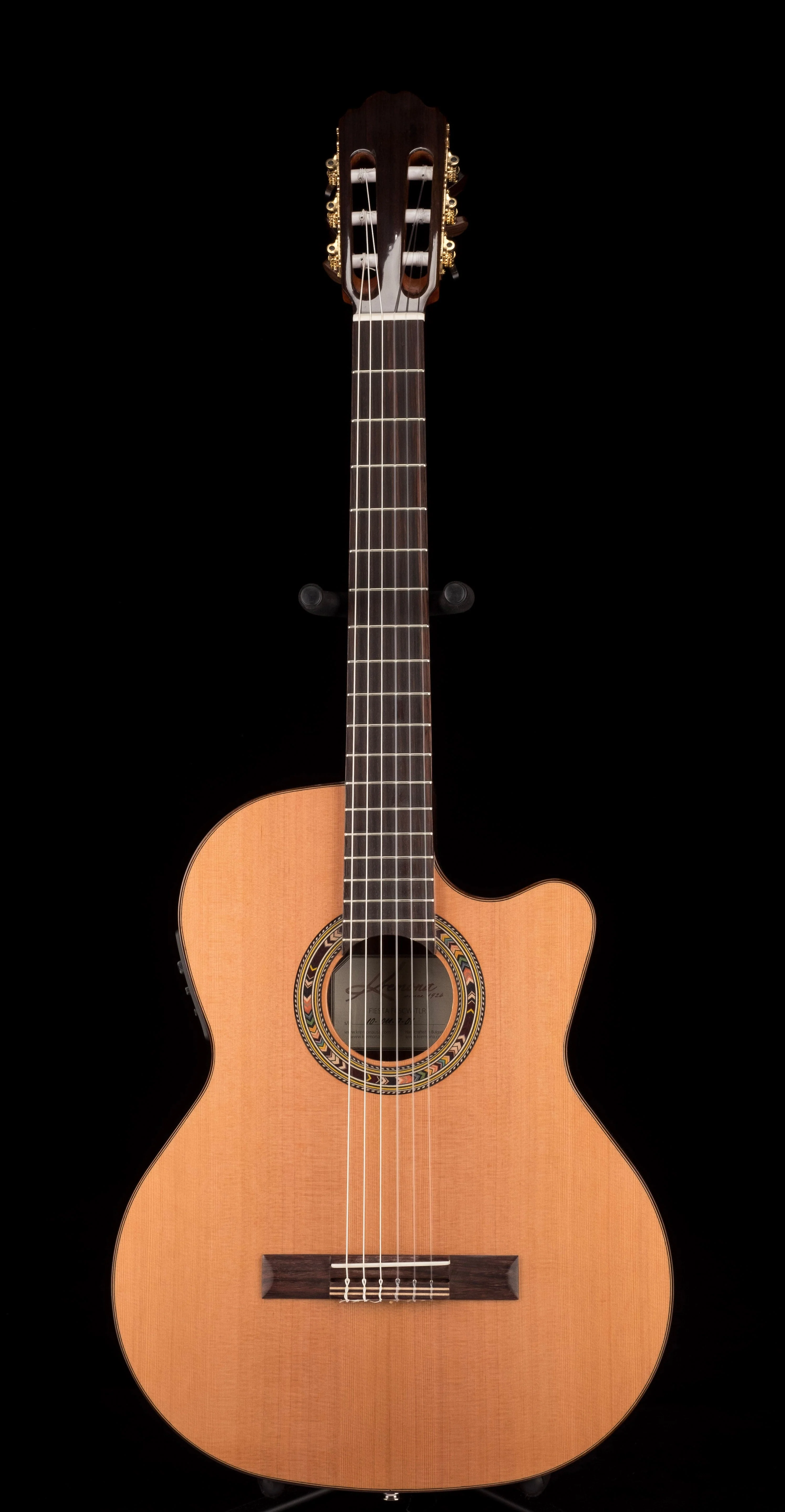 Used Kremona Performer Series Fiesta F65CW TLR Nylon String Acoustic Electric Guitar With Gig Bag - Image 2