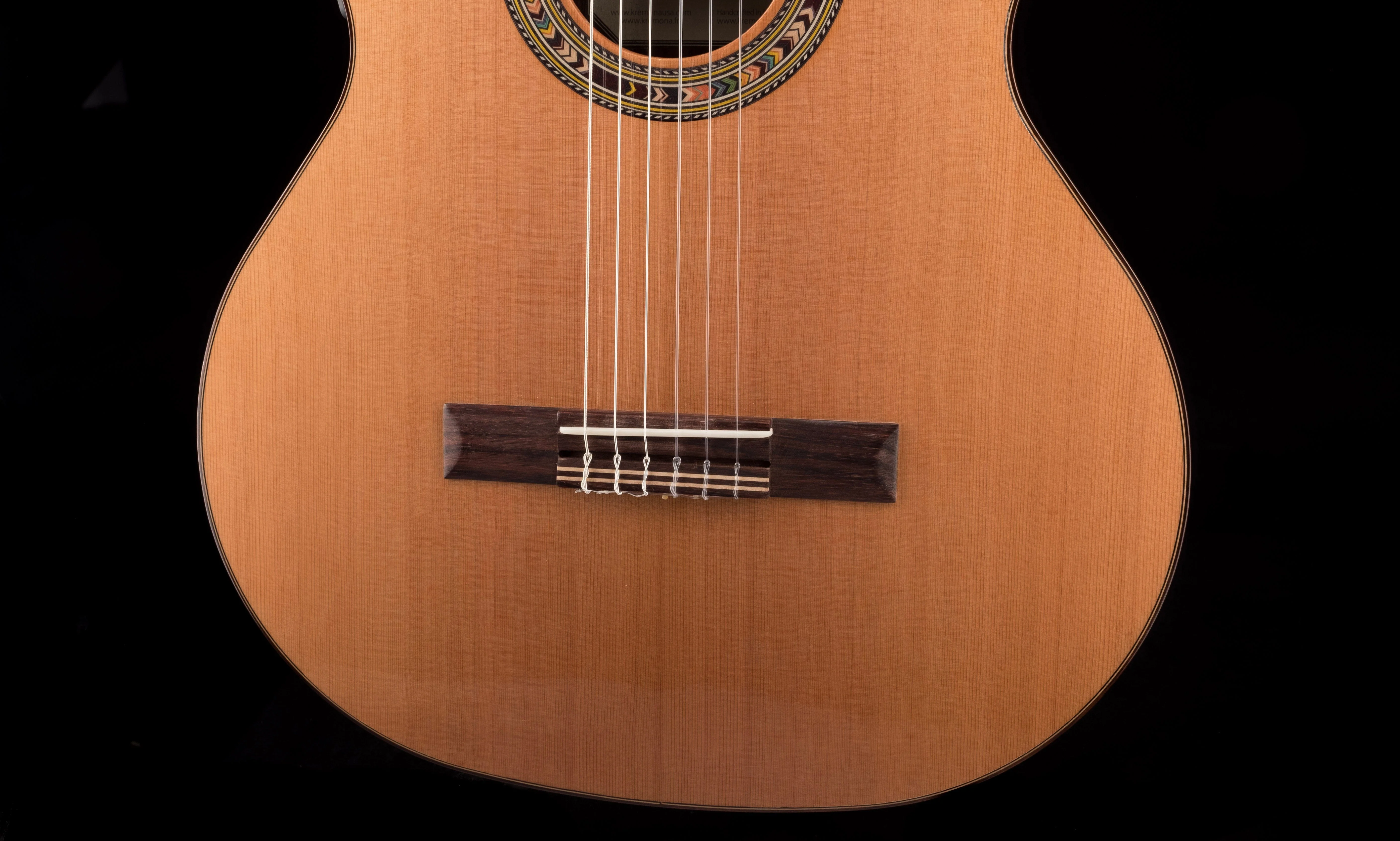 Used Kremona Performer Series Fiesta F65CW TLR Nylon String Acoustic Electric Guitar With Gig Bag - Image 5