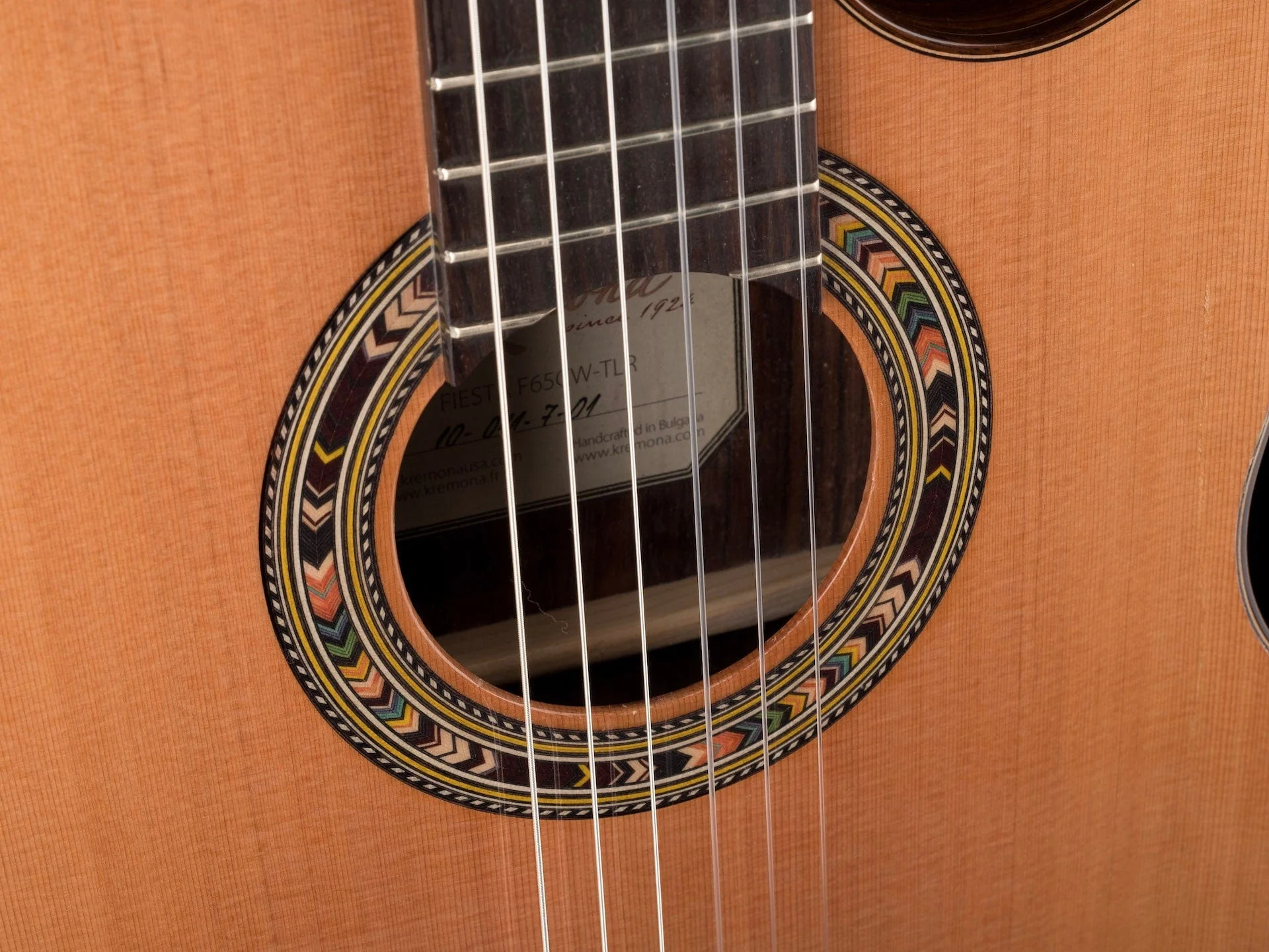 Used Kremona Performer Series Fiesta F65CW TLR Nylon String Acoustic Electric Guitar With Gig Bag - Image 8