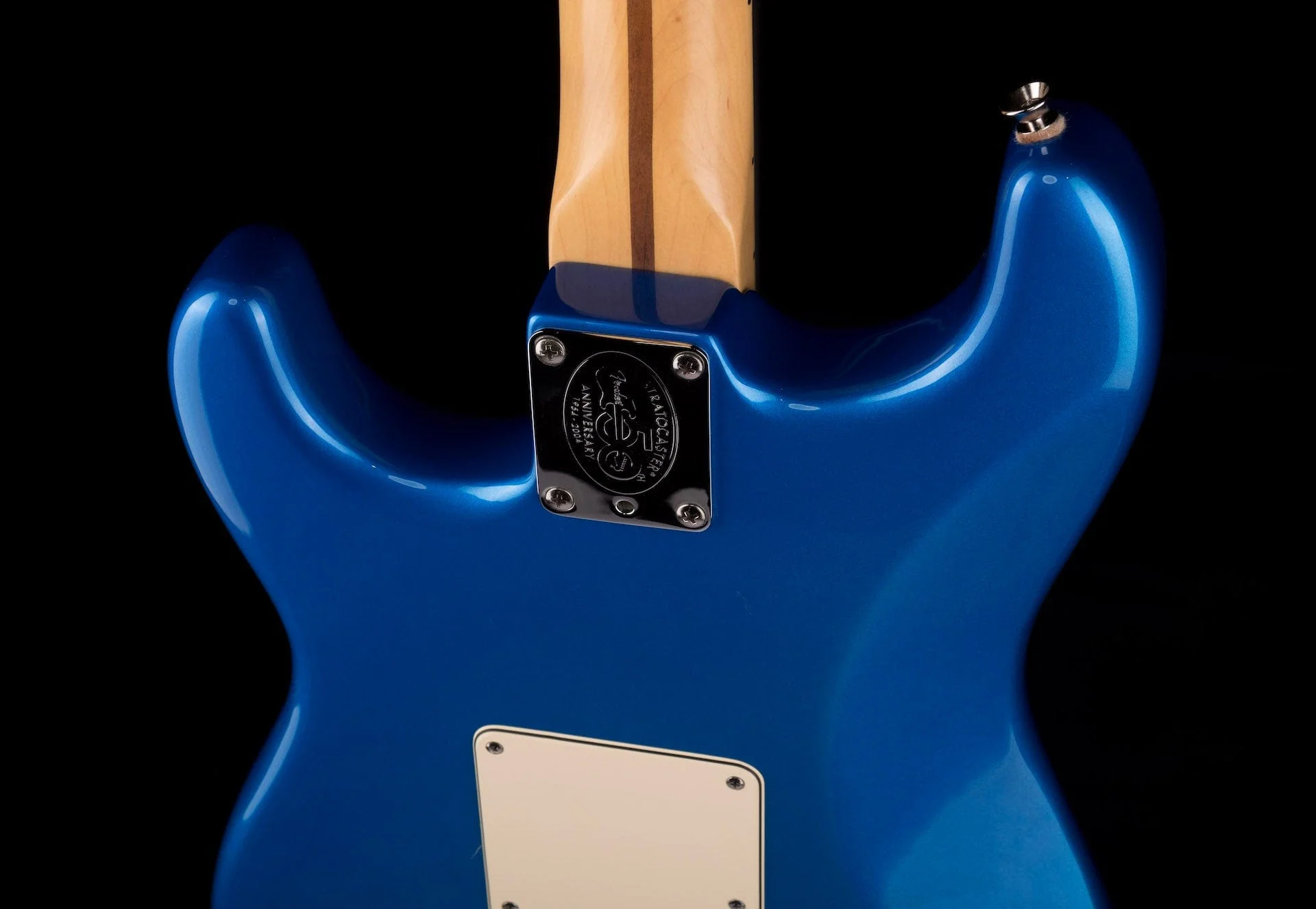 Used Fender Limited Edition 50th Anniversary American Series Stratocaster Blue Chrome with OHSC - Image 12