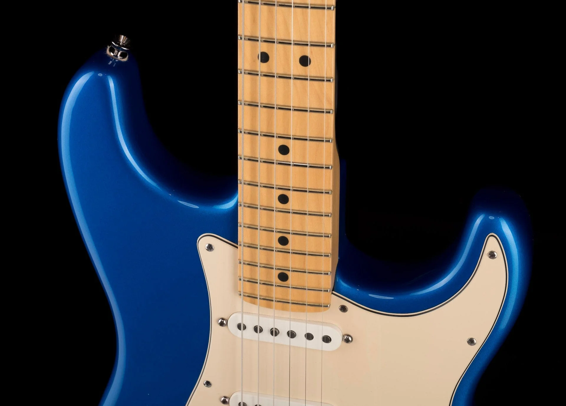 Used Fender Limited Edition 50th Anniversary American Series Stratocaster Blue Chrome with OHSC - Image 3