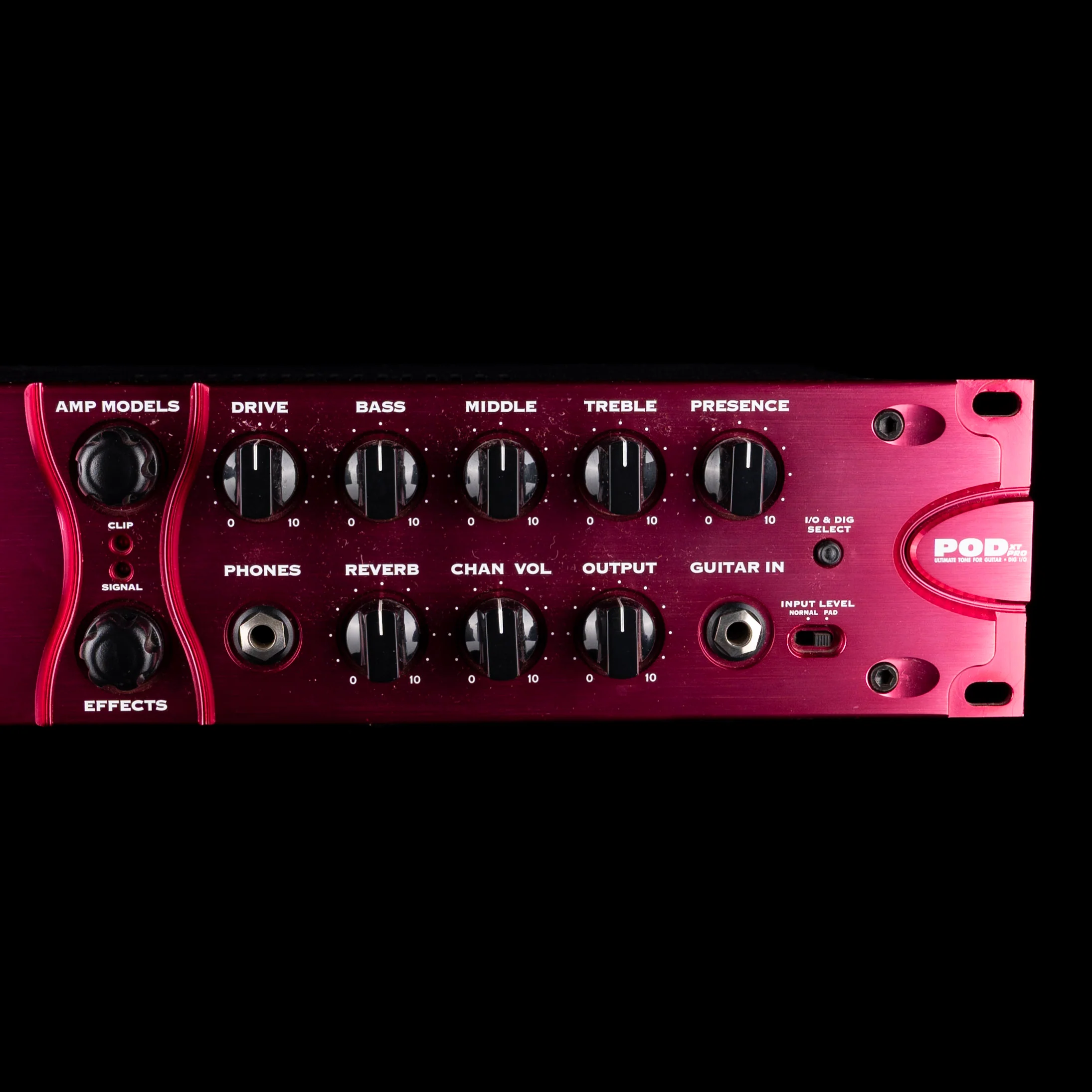 Used Line 6 POD XT Pro Multi-Effect Processor With FBV Custom Foot Long Board Controller - Image 3