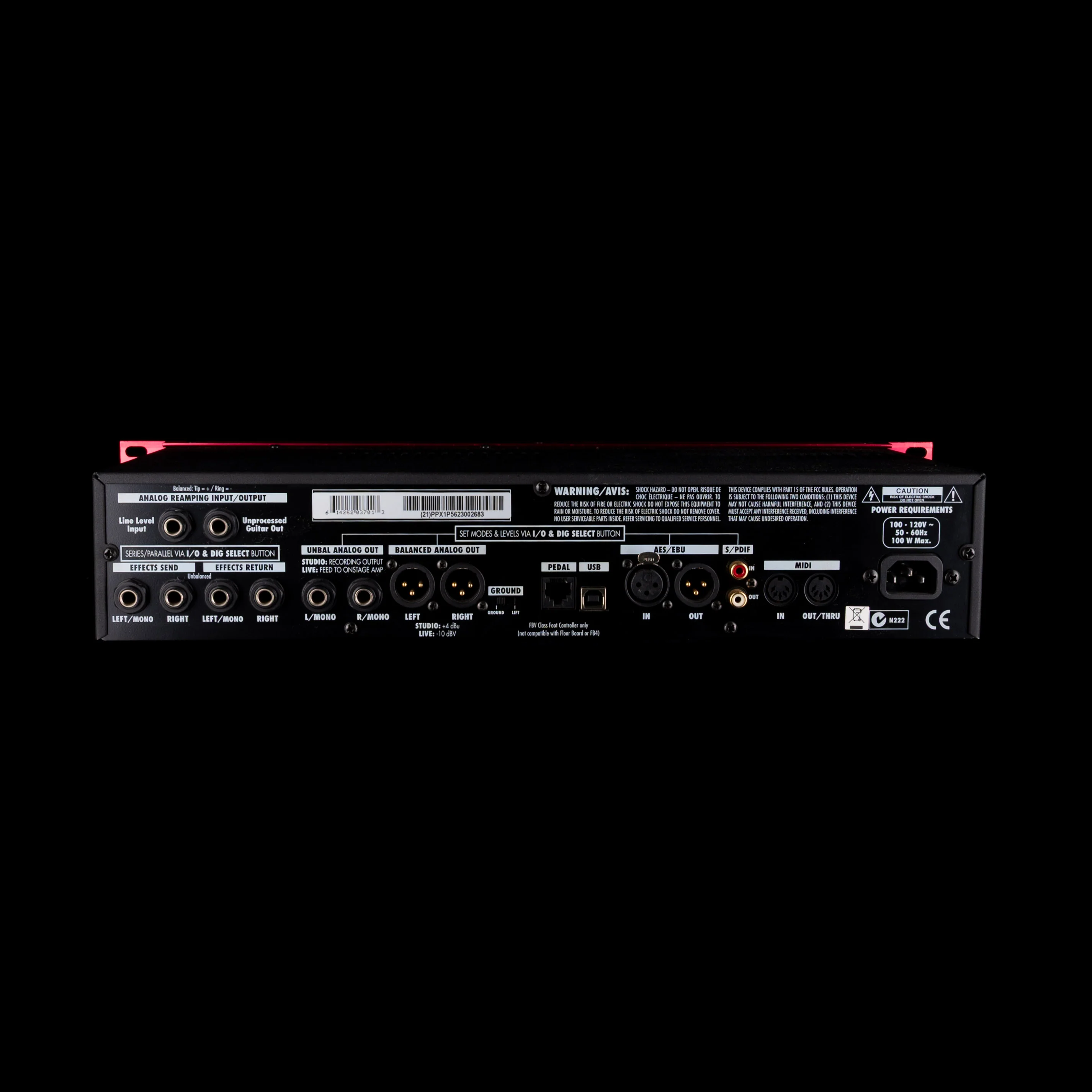 Used Line 6 POD XT Pro Multi-Effect Processor With FBV Custom Foot Long Board Controller - Image 4