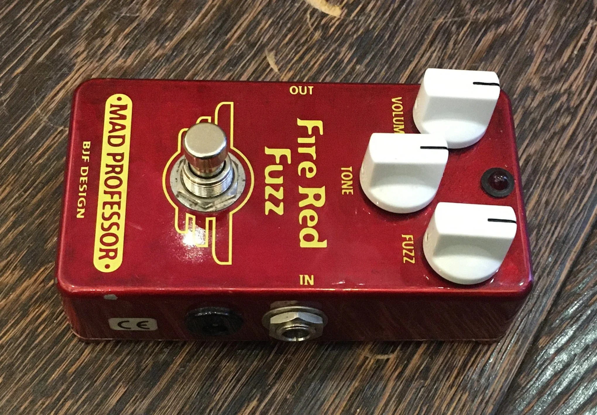 Used Mad Professor Fire Red Fuzz Guitar Effect Pedal - Image 3