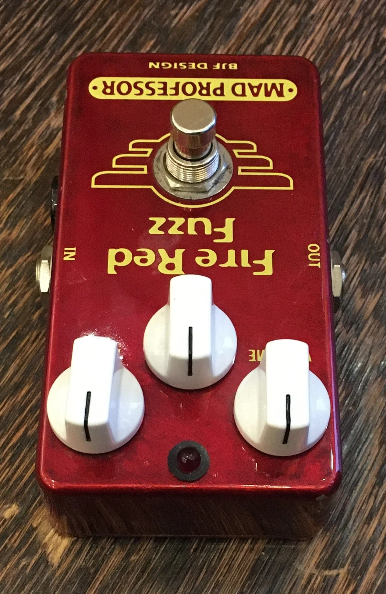 Used Mad Professor Fire Red Fuzz Guitar Effect Pedal - Image 4