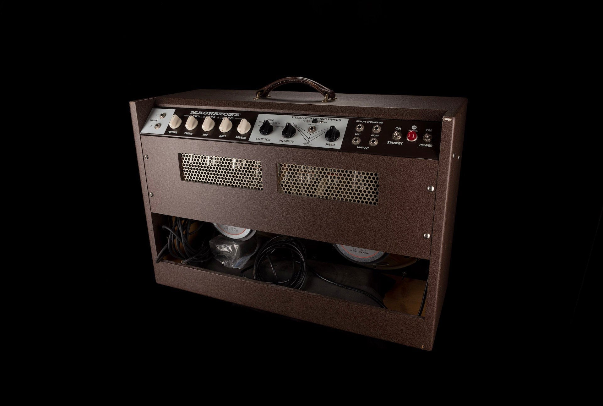 Used Magnatone Stereo Twilighter with Footswitch and Expression Pedal - Image 13