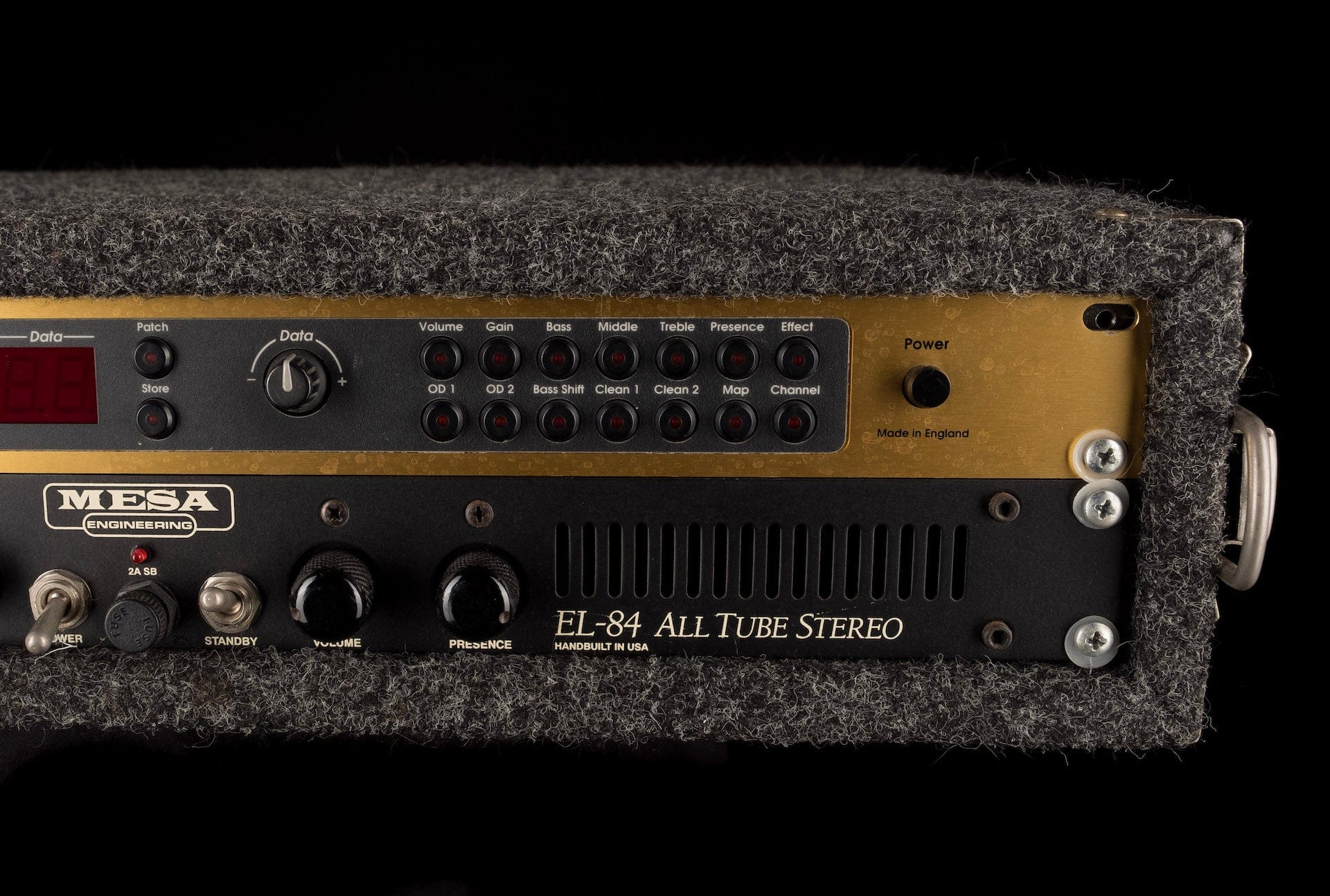 Used Marshall JMP-1 Valve MIDI Preamp and Mesa Boogie 20/20 Dyna Watt Power Amp with Rack - Image 5