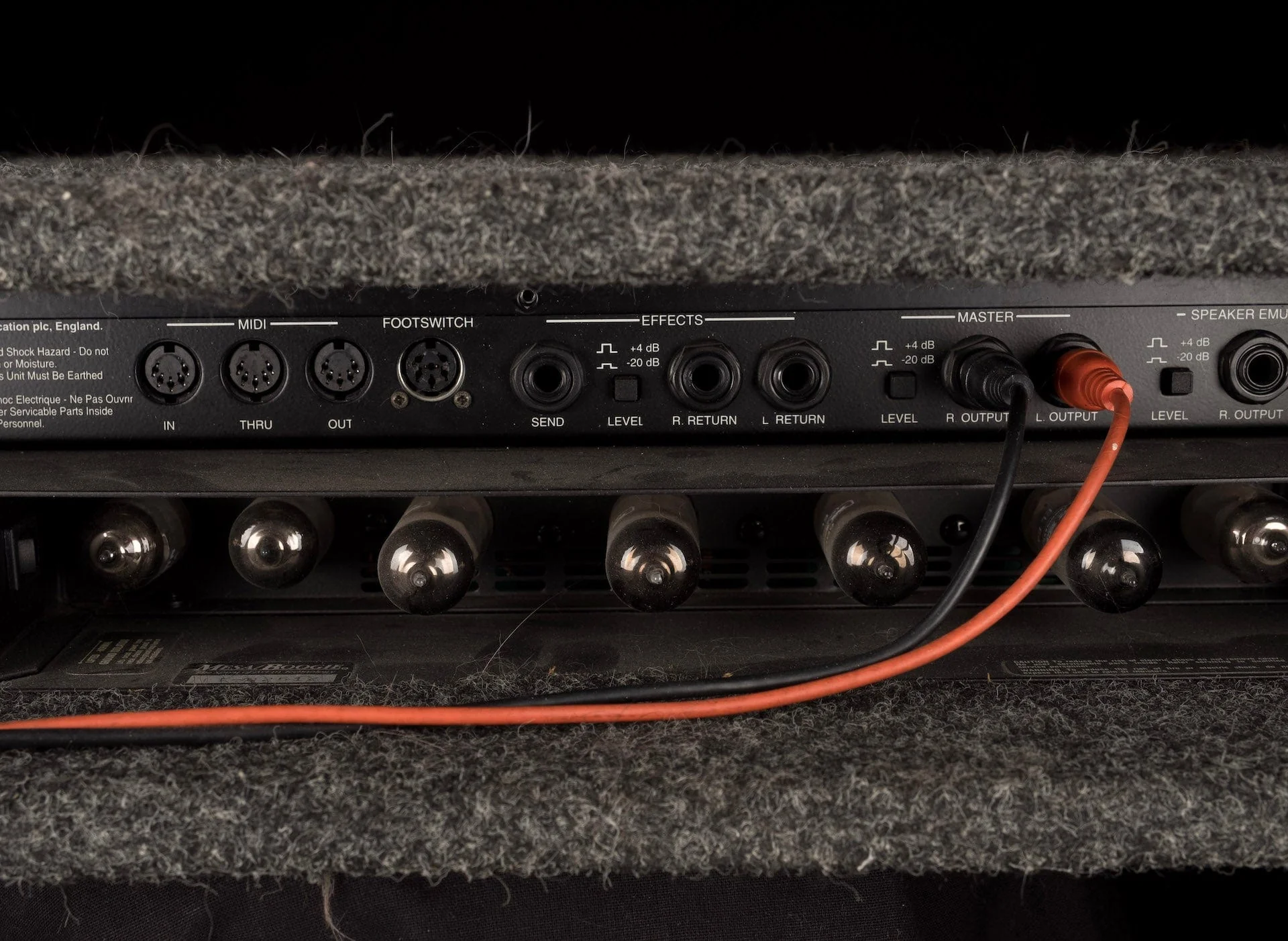 Used Marshall JMP-1 Valve MIDI Preamp and Mesa Boogie 20/20 Dyna Watt Power Amp with Rack - Image 9
