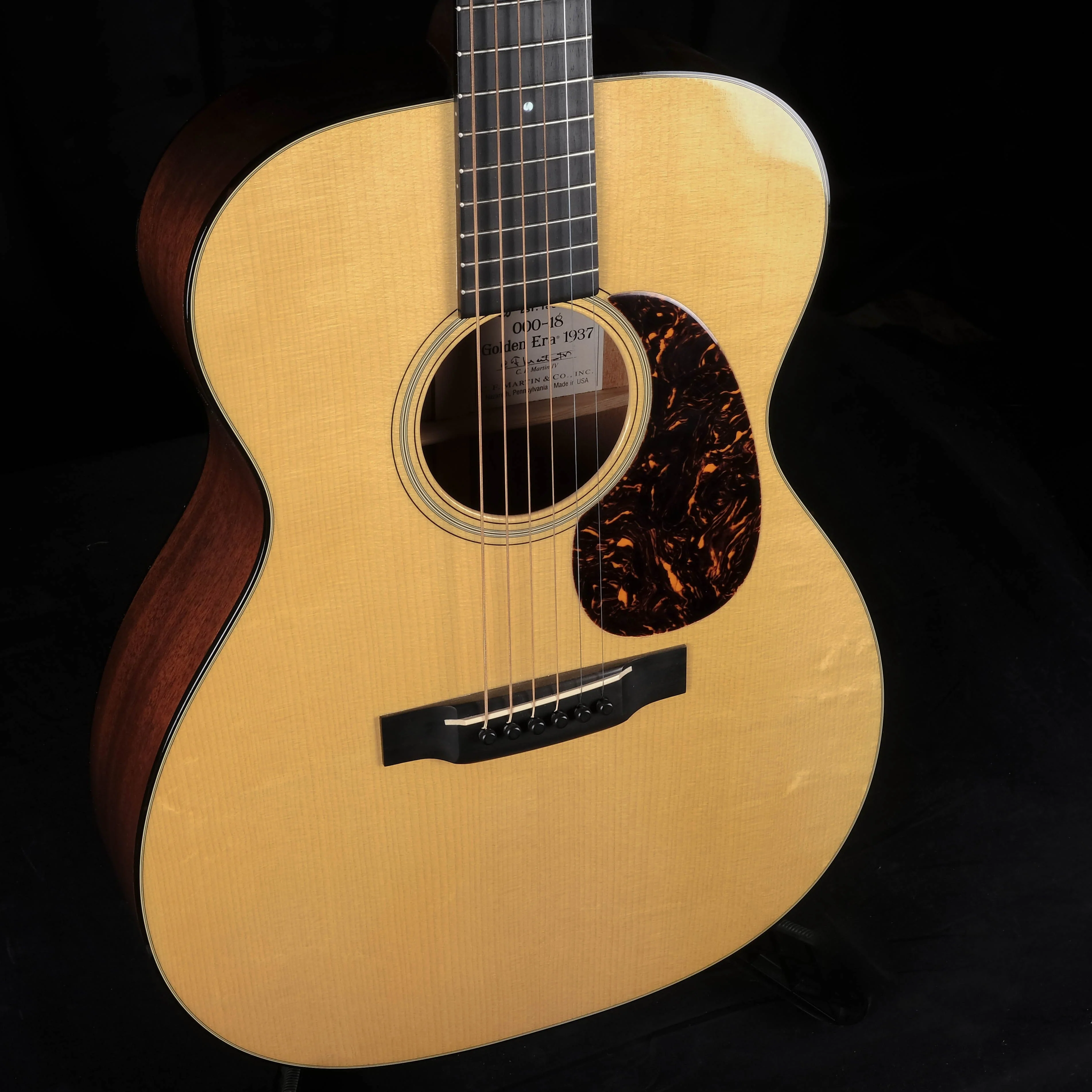 Used Martin 000-18GE Golden Era 1937 Acoustic Guitar Mahogany Back/Sides Adirondack Spruce Top - Image 5