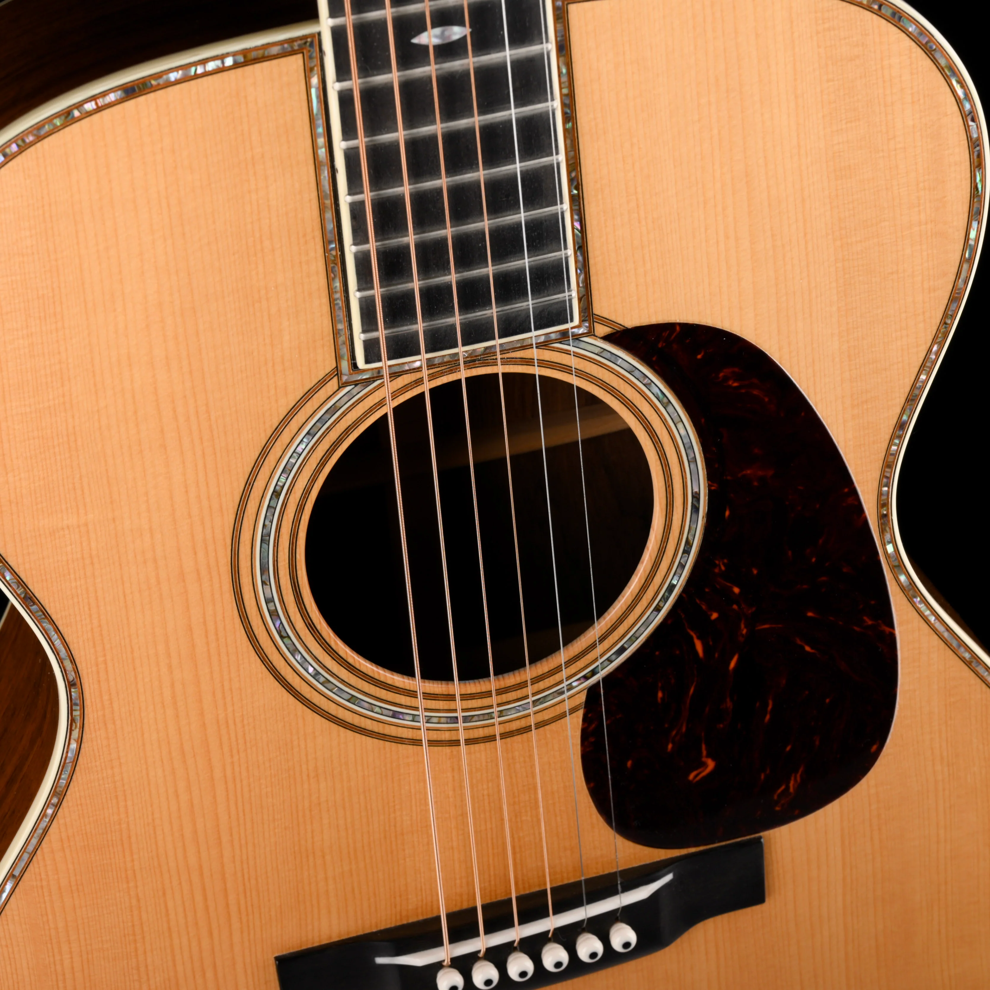 Pre Owned Martin 000-42 Authentic 1939 Natural Acoustic Guitar With OHSC - Image 4