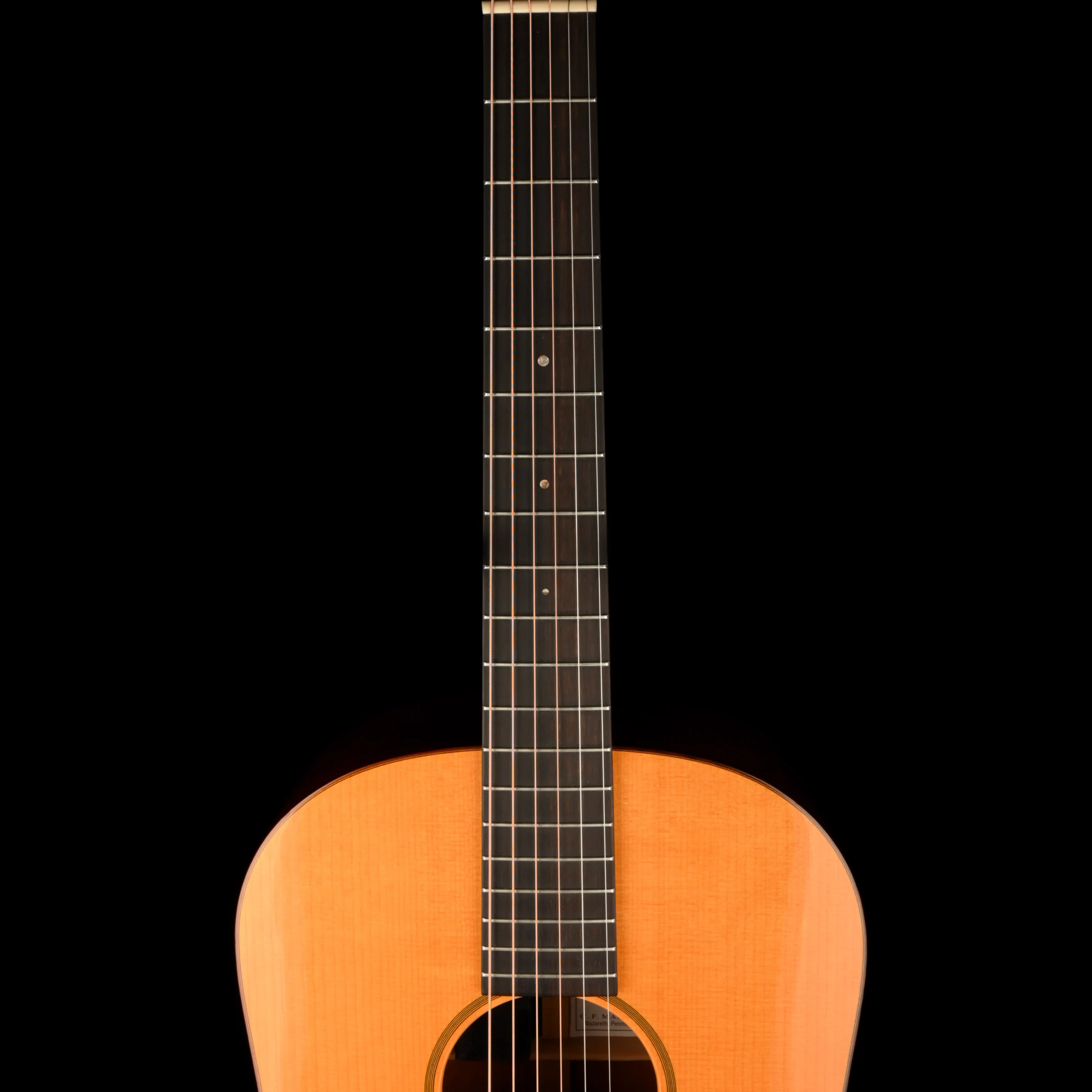 Pre Owned 2007 Martin Custom Shop Limited Edition Ditson 111 Natural Acoustic Guitar With OHSC - Image 7