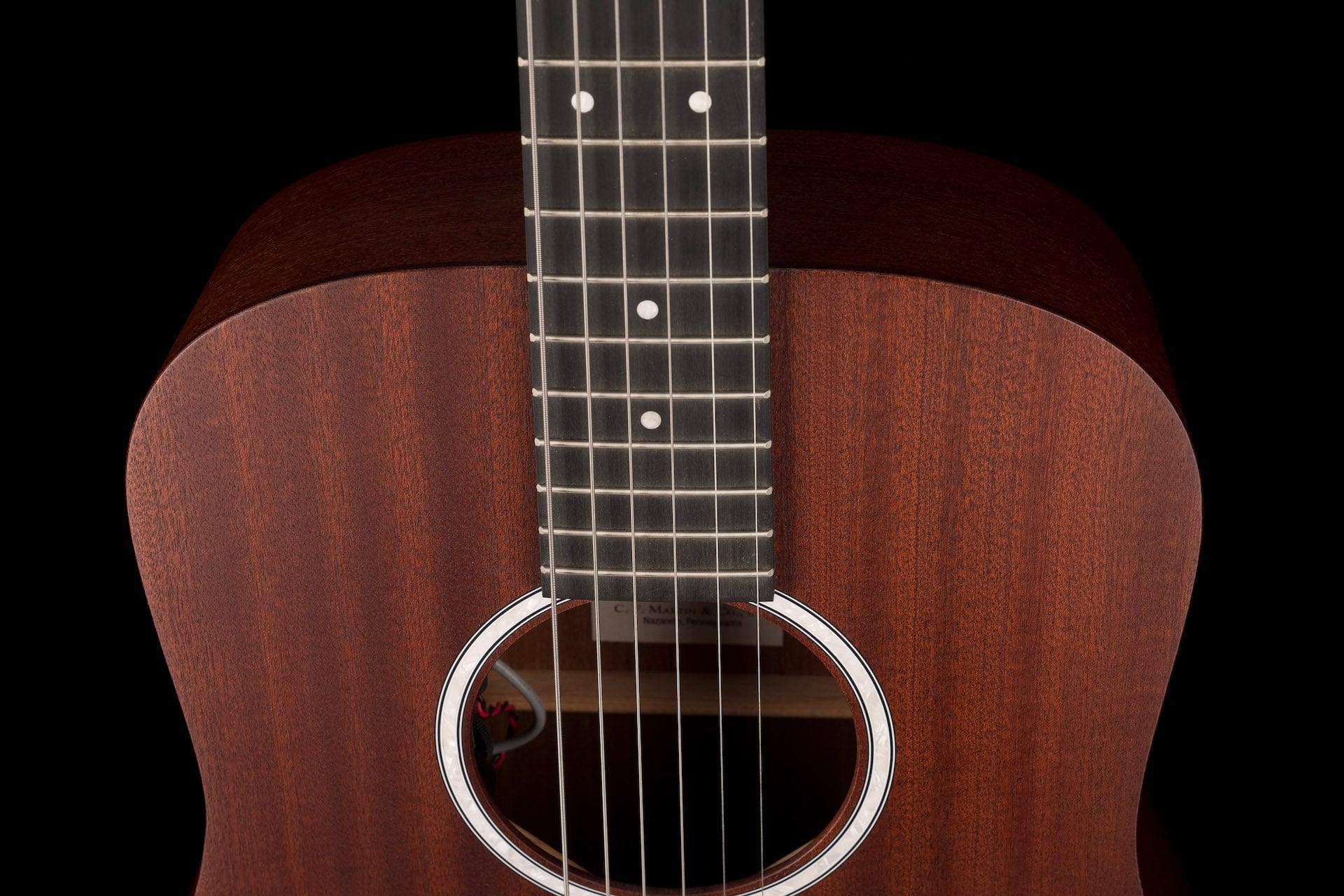 Used Martin Dreadnought Junior Mahogany With Gig Bag - Image 3