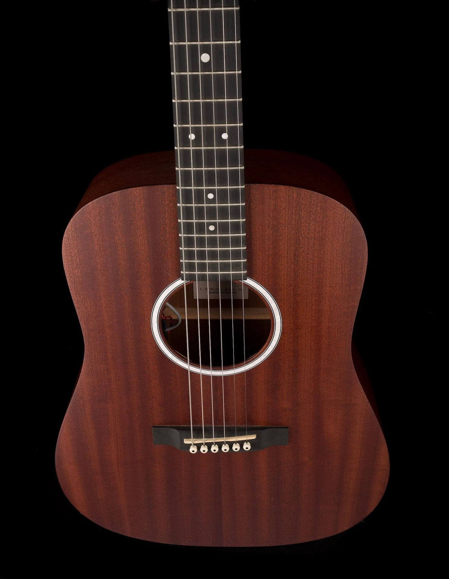 Used Martin Dreadnought Junior Mahogany With Gig Bag - Image 4