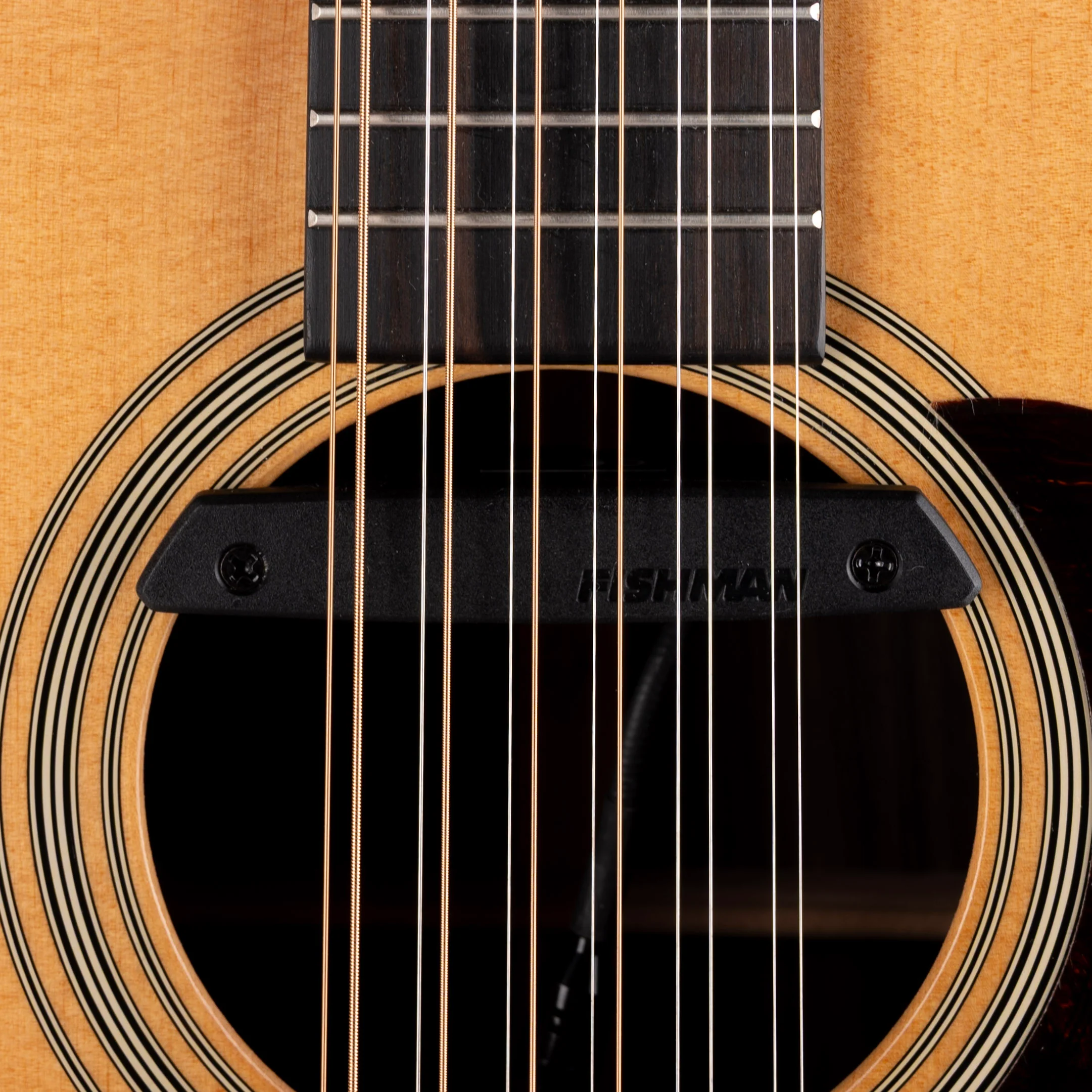 Used Martin HD12-28 Natural With Fishman Rare Earth Magnetic Pickup Acoustic Electric Guitar With OHSC - Image 5
